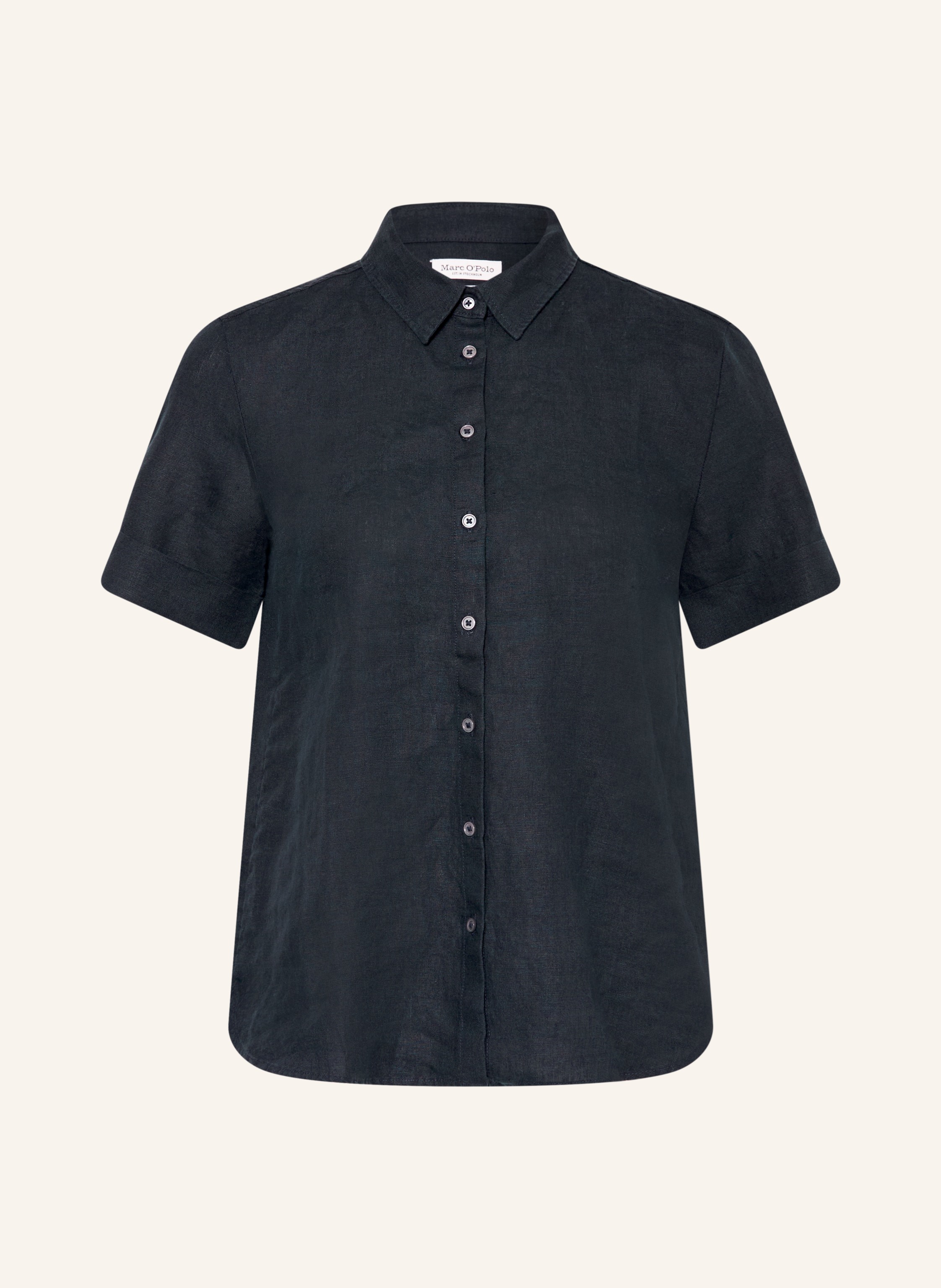 Marc O'polo Hemdbluse Aus Leinen blau