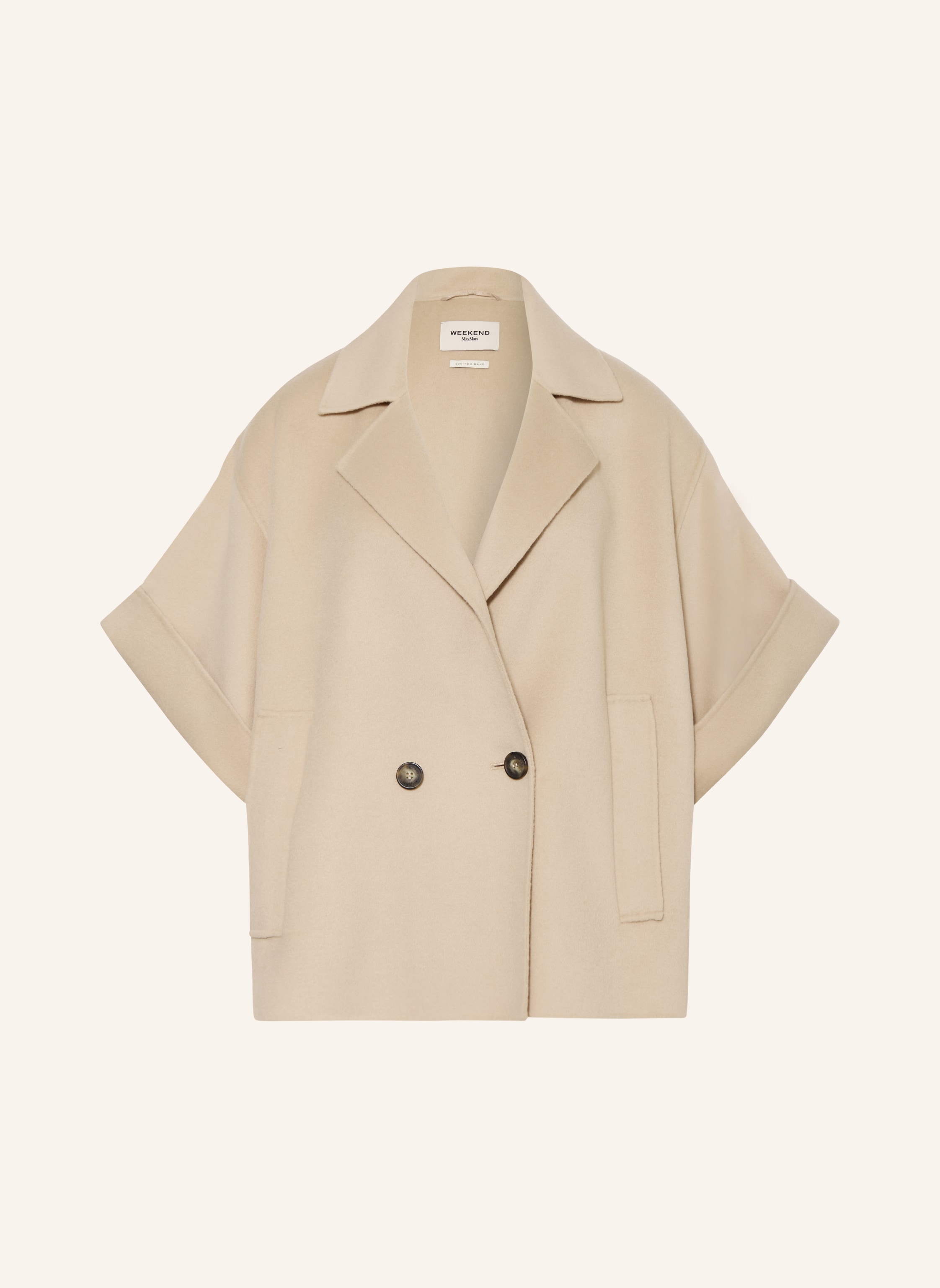 WEEKEND Max Mara NEO Jacket with 3/4-length sleeves in cream