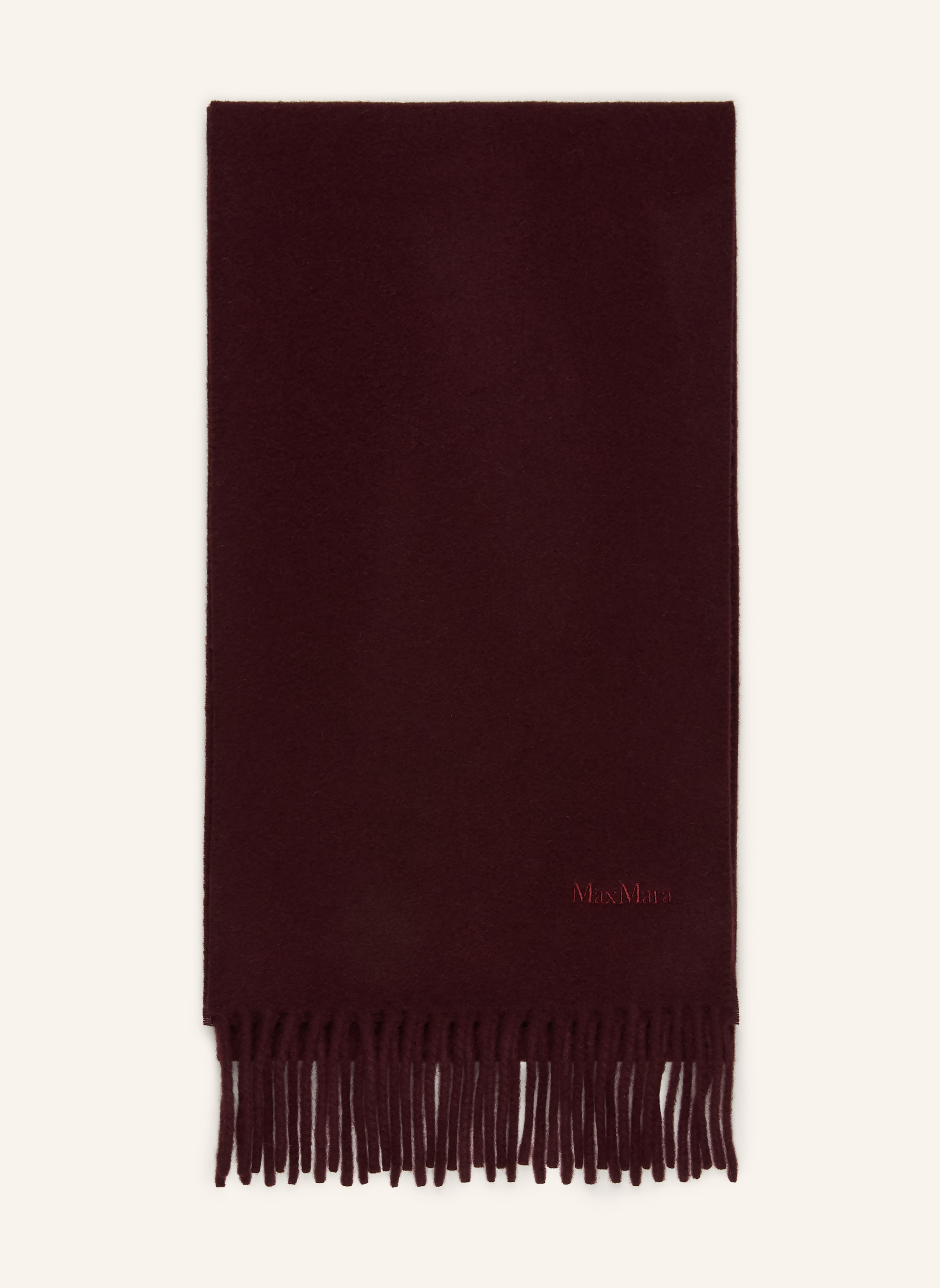 Max Mara Schal Fragore rot