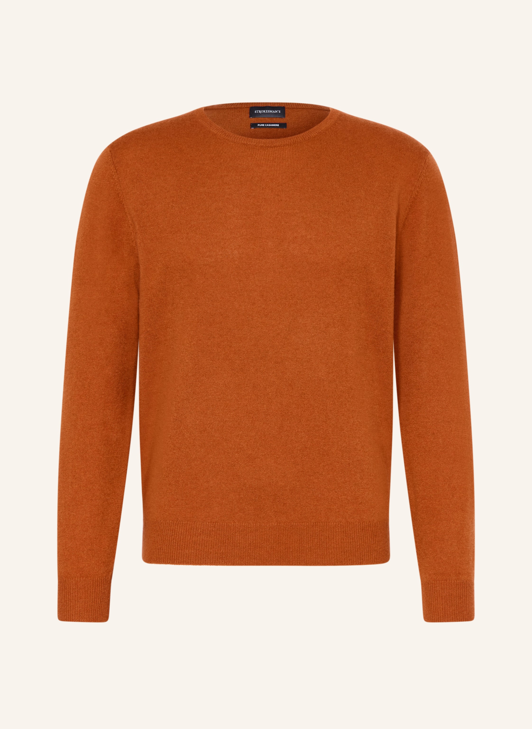Strokesman's Cashmere-Pullover orange