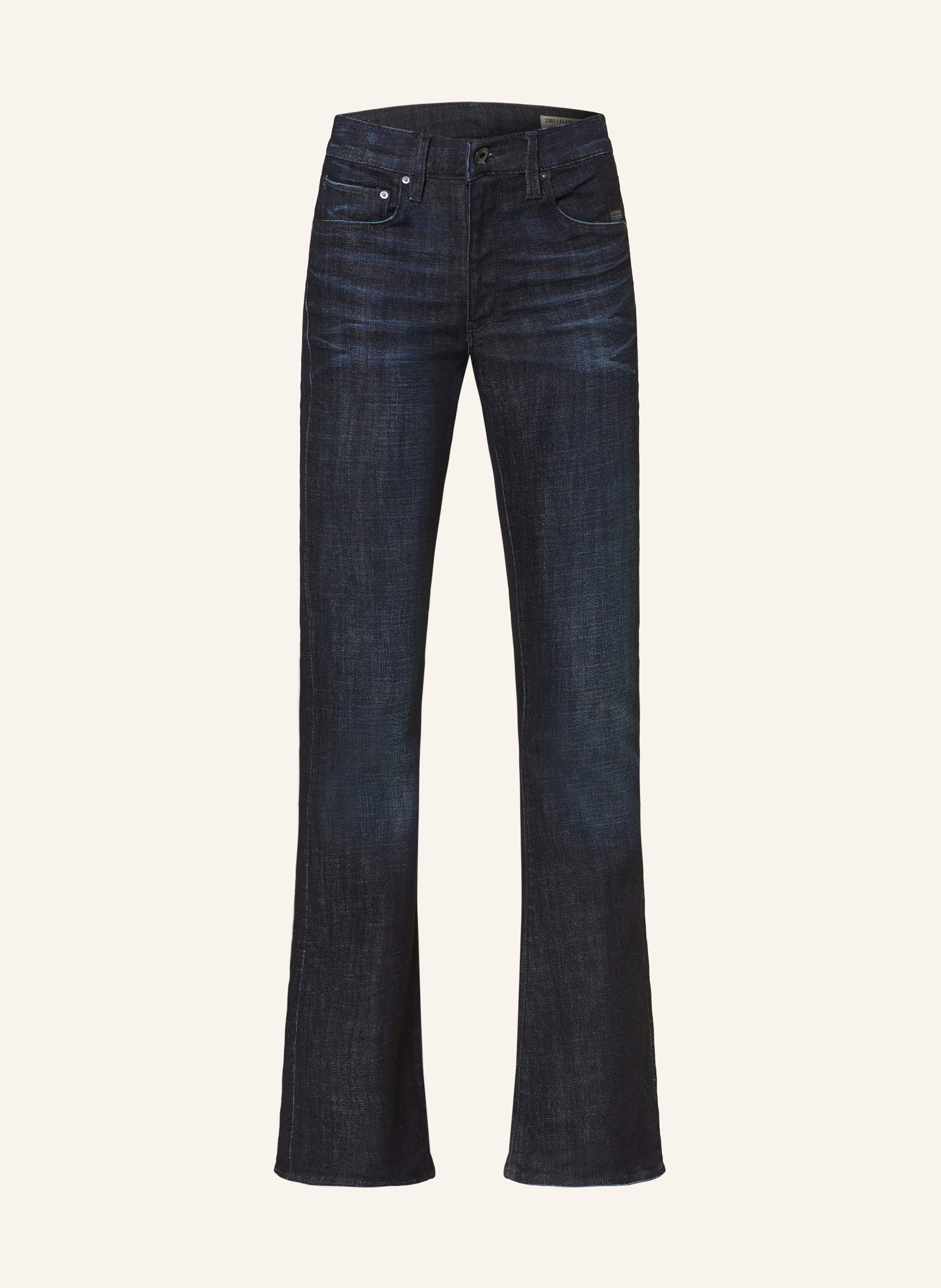 G-Star Flared Jeans 3301 Flare blau
