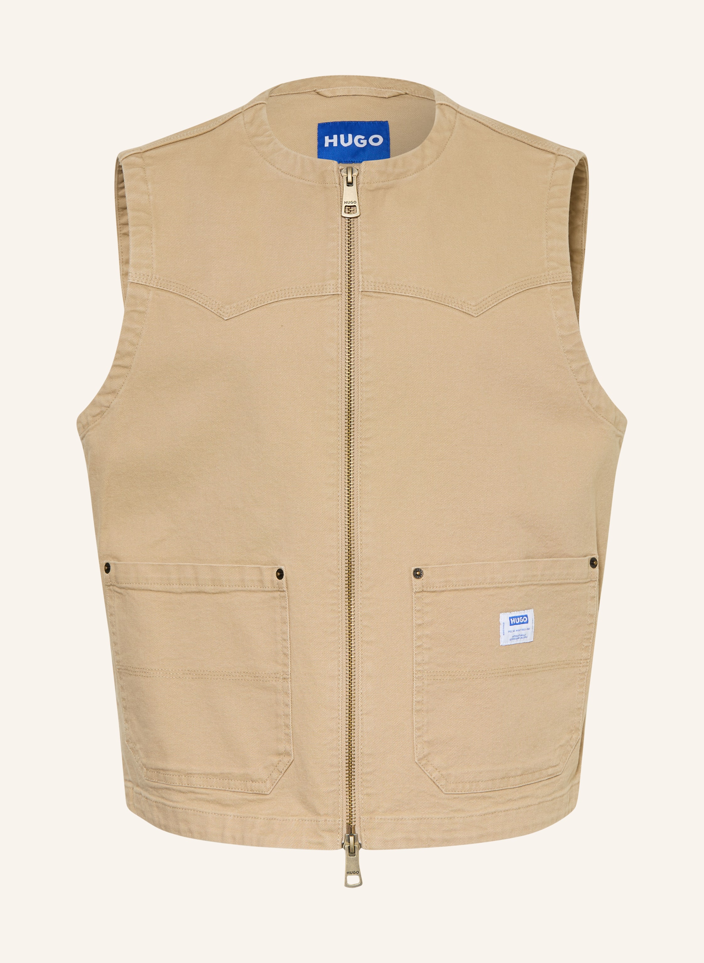 Hugo Jeansweste Bridgeley beige