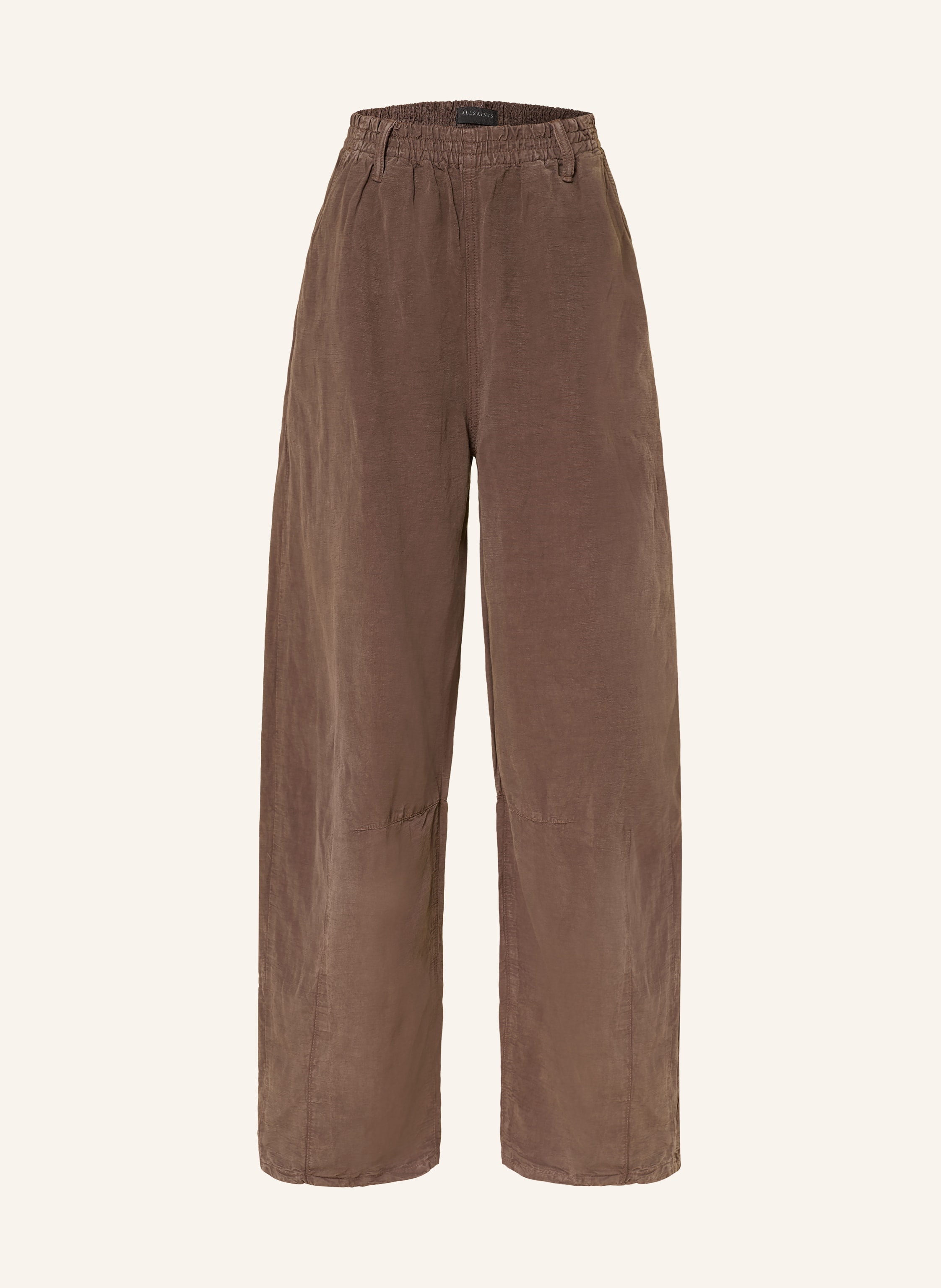 Allsaints Hose Jett Mit Leinen braun