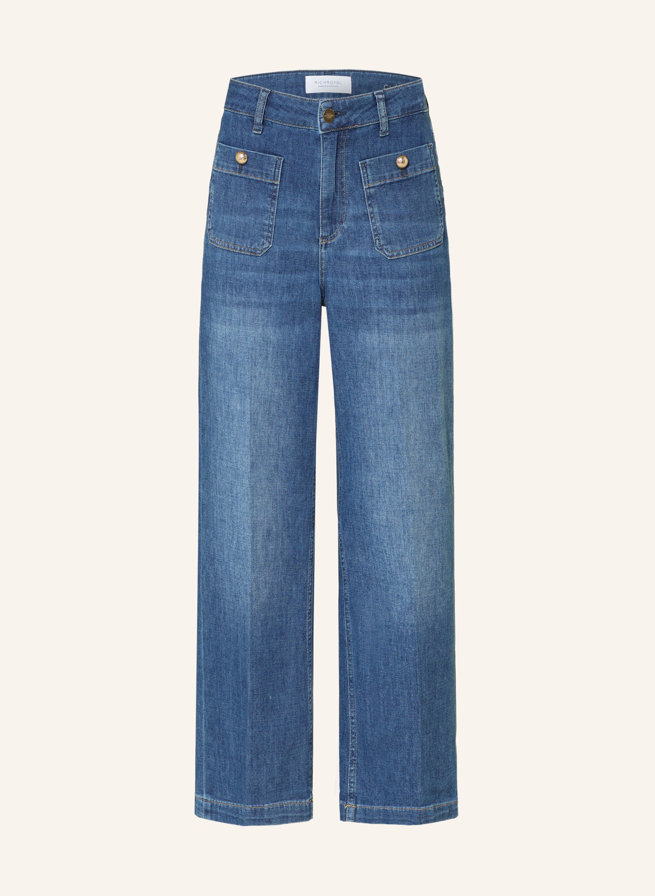 Rich & Royal Jeans-Culotte blau