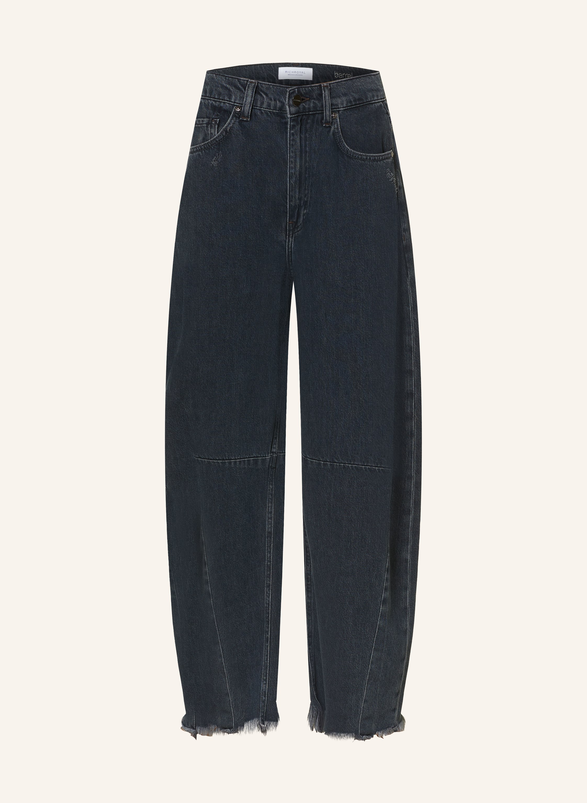 Rich & Royal Barrel Jeans schwarz