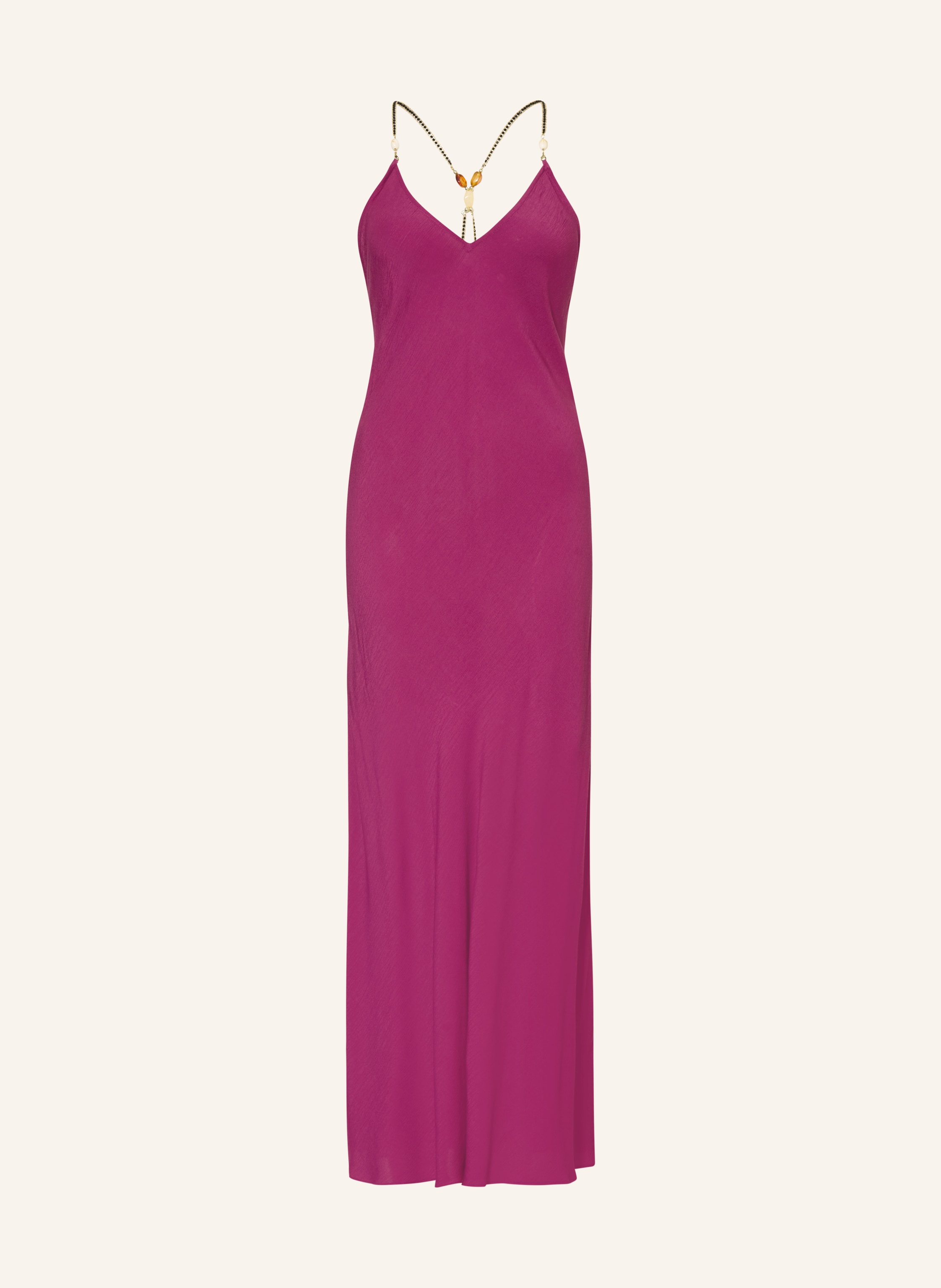 Ba&Sh Kleid Hany Mit Schmucksteinen lila