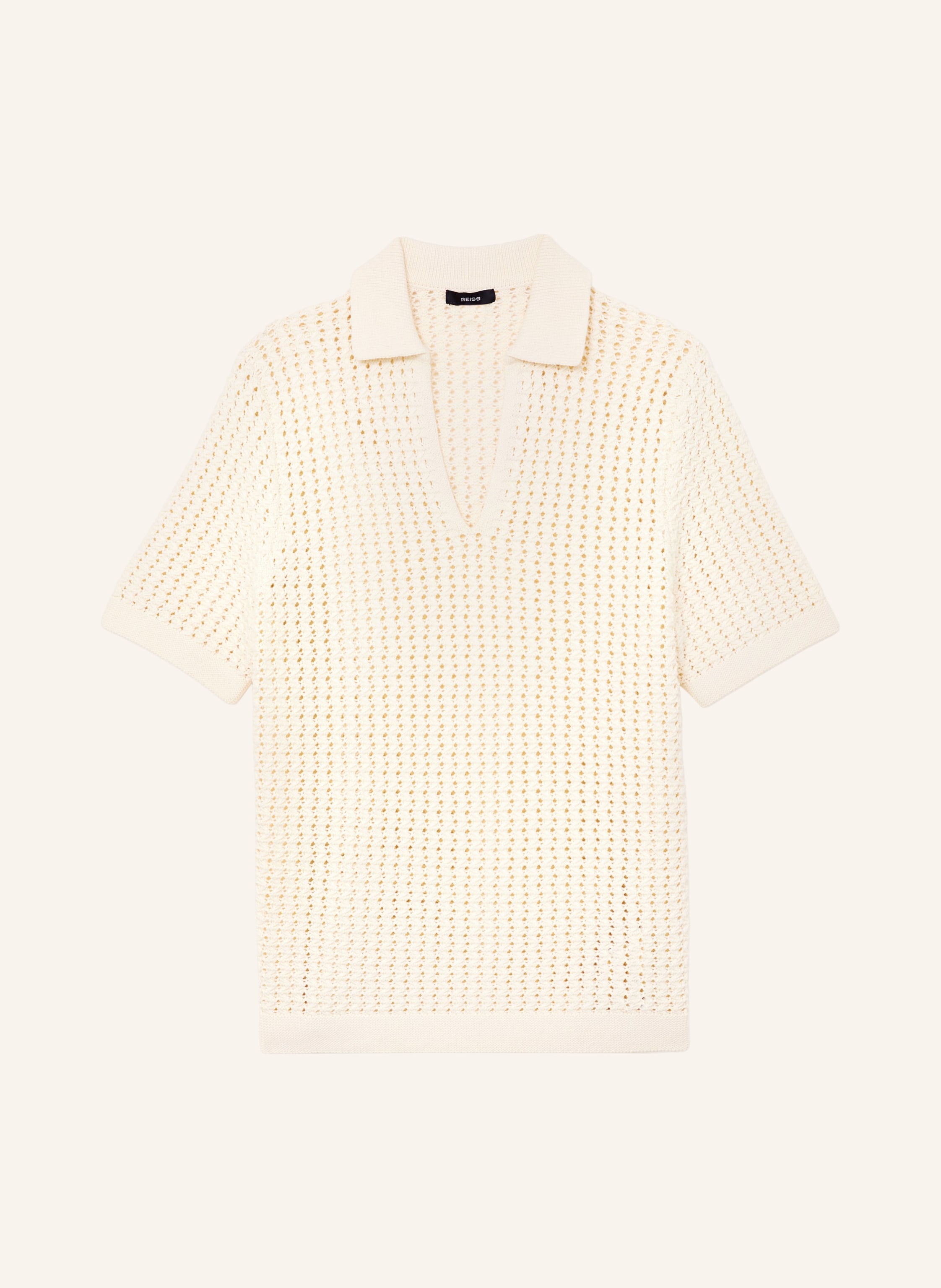 Reiss Strickshirt Bronwyn weiss