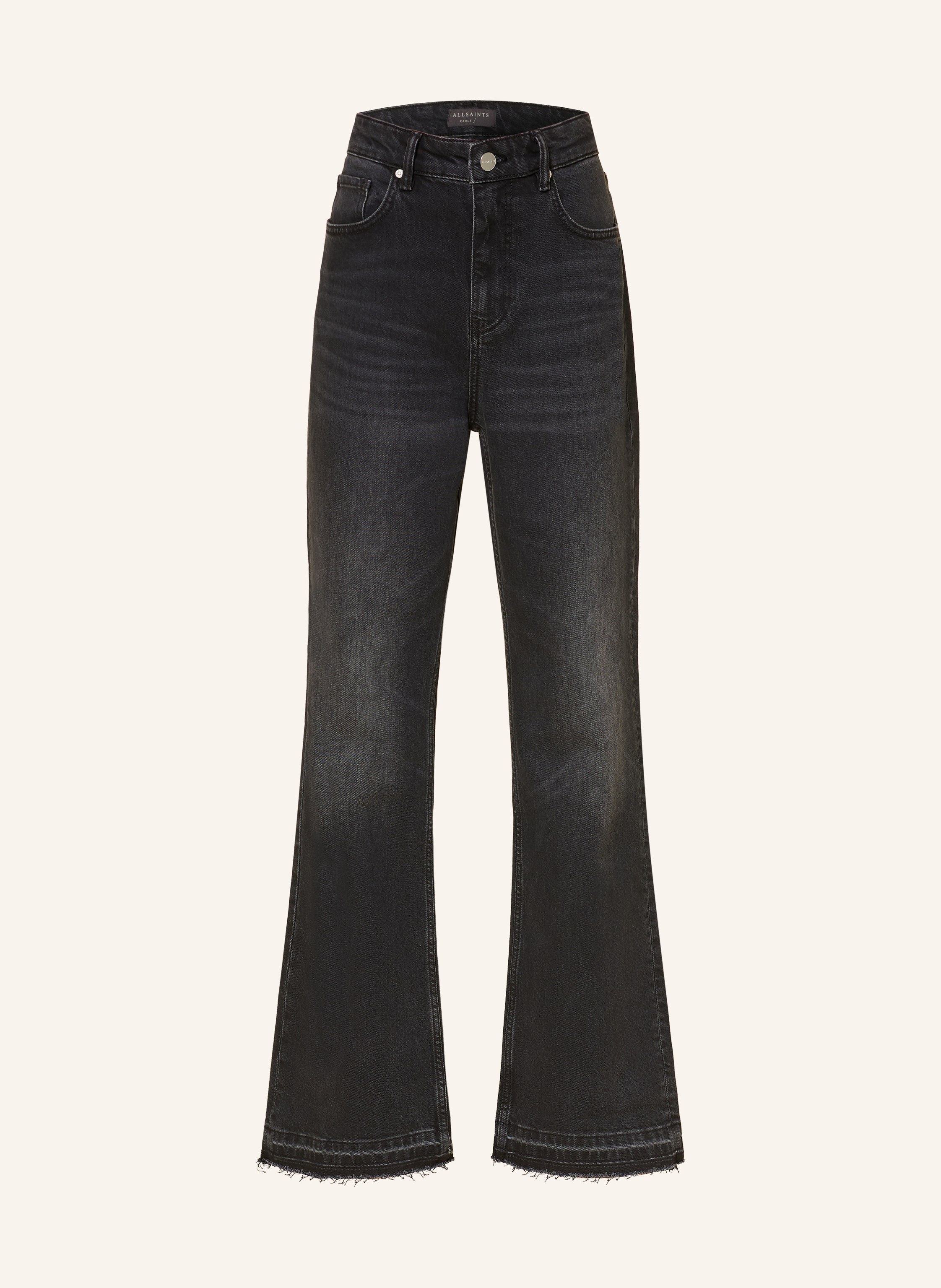 Allsaints Bootcut Jeans Fable schwarz
