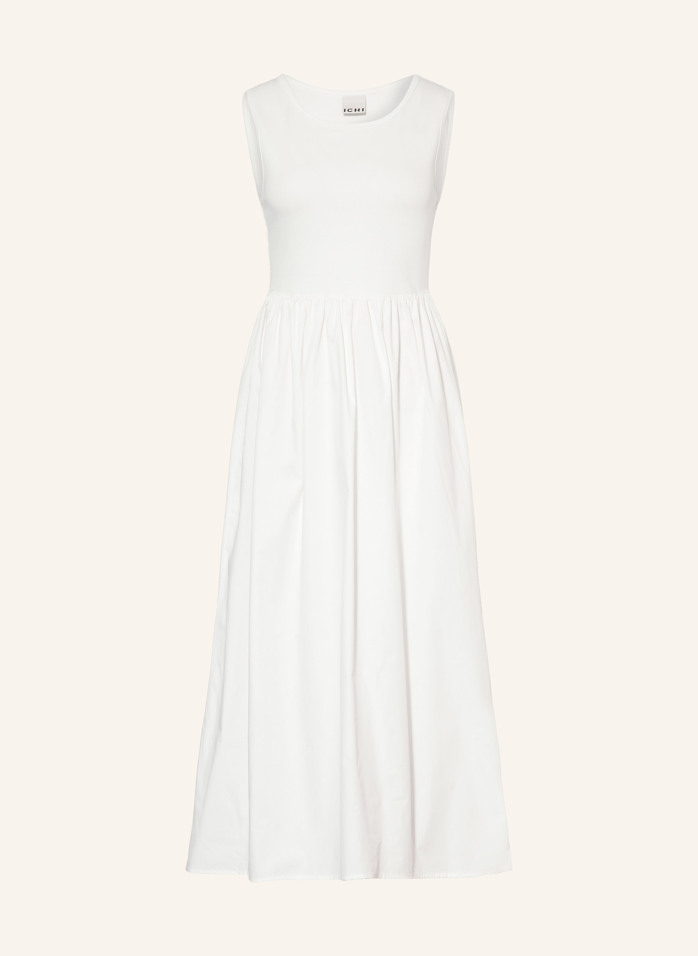 Ichi Kleid Ihmonna Im Materialmix beige