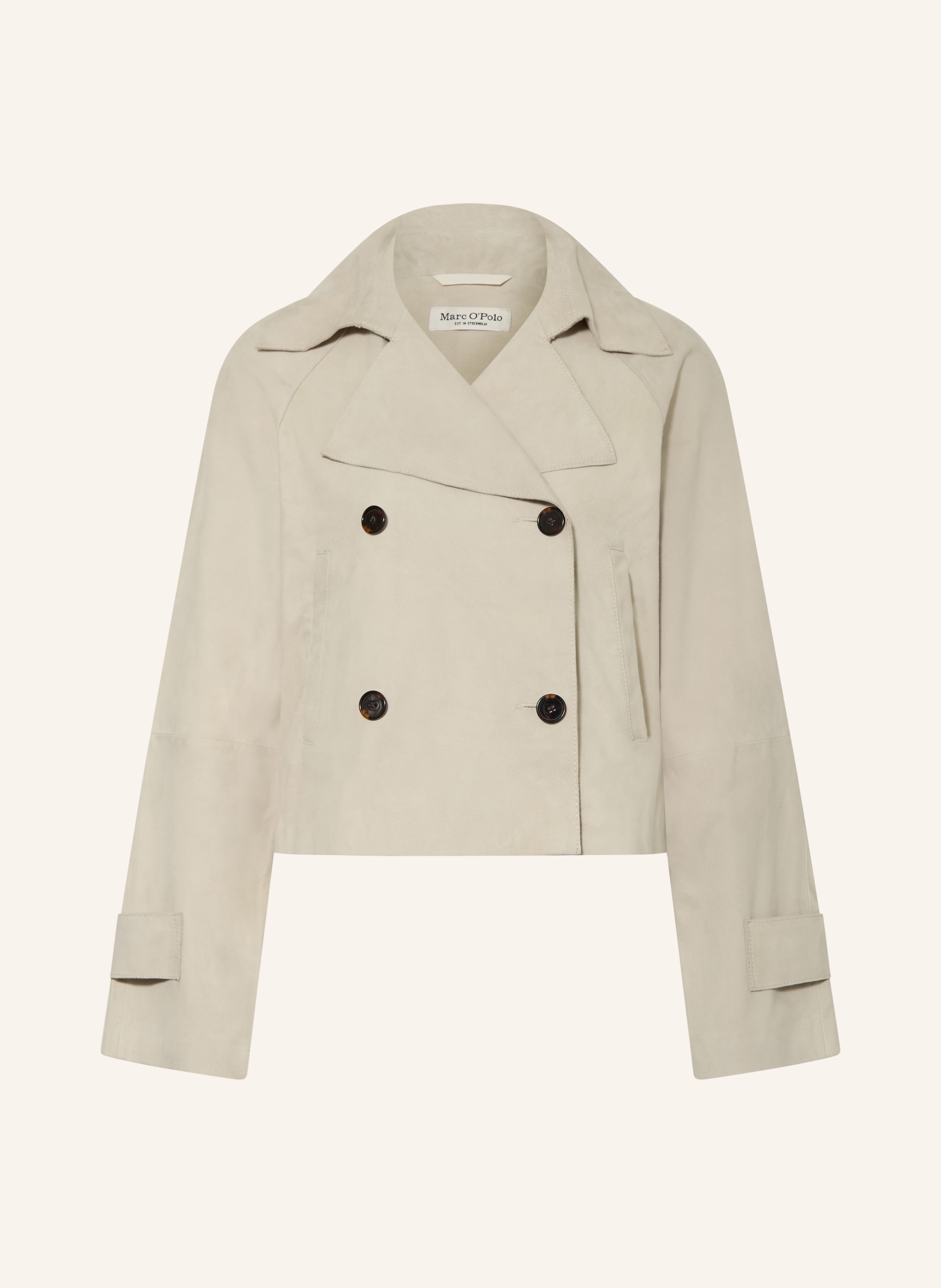 Marc O'polo Lederjacke beige