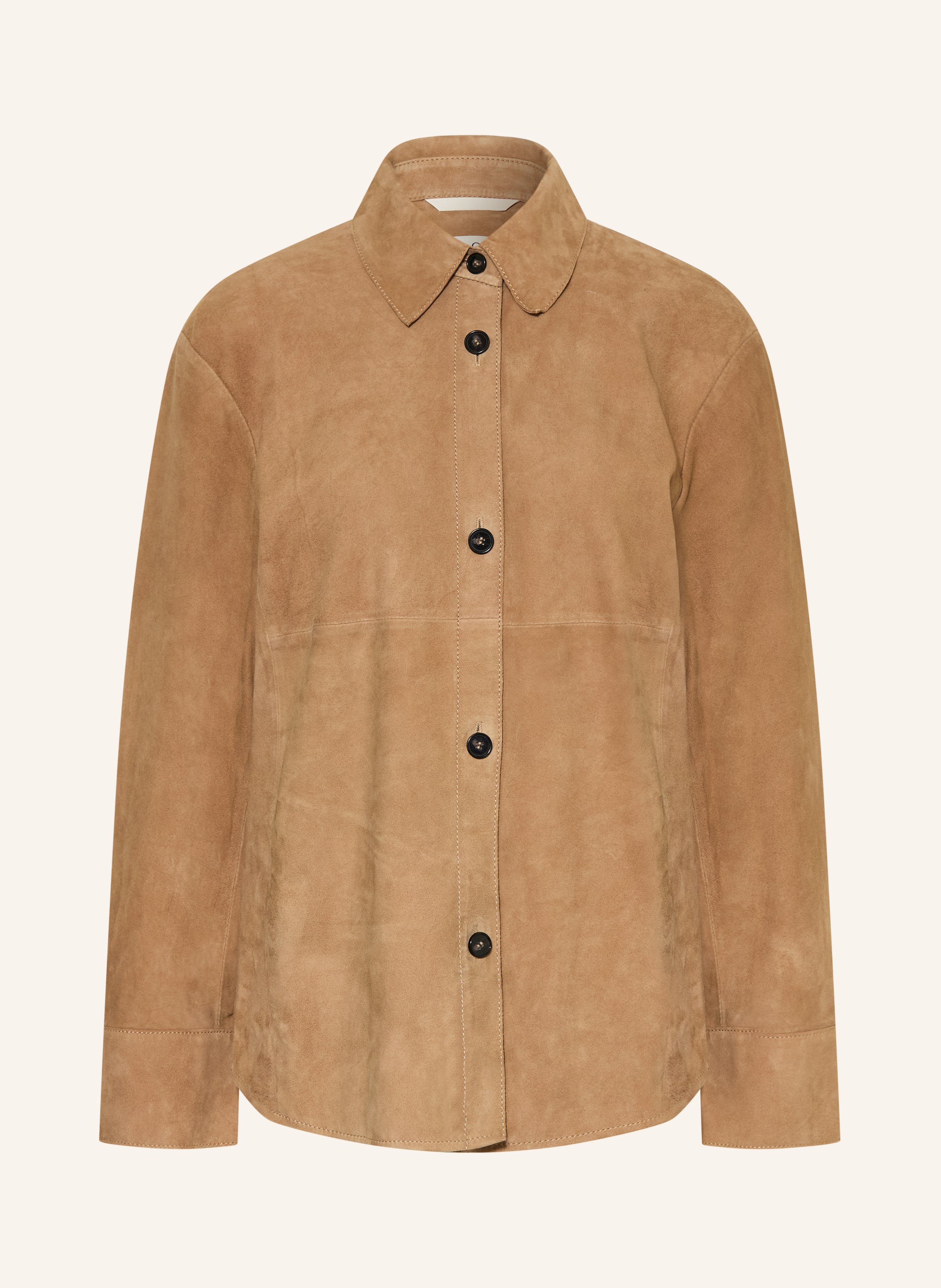 Marc O'polo Overjacket Aus Leder beige