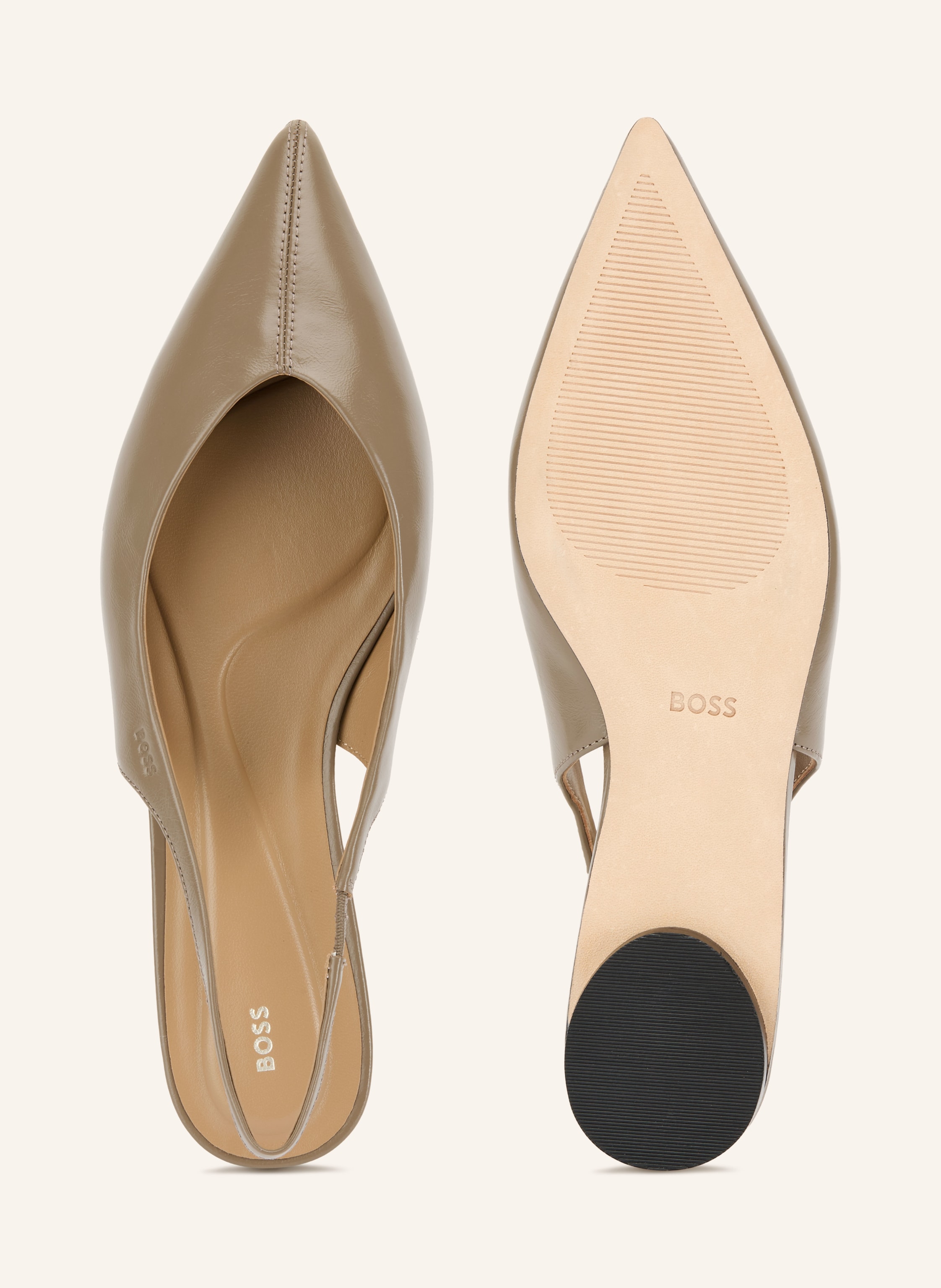 Boss Slingballerinas Miah braun – Bild 2