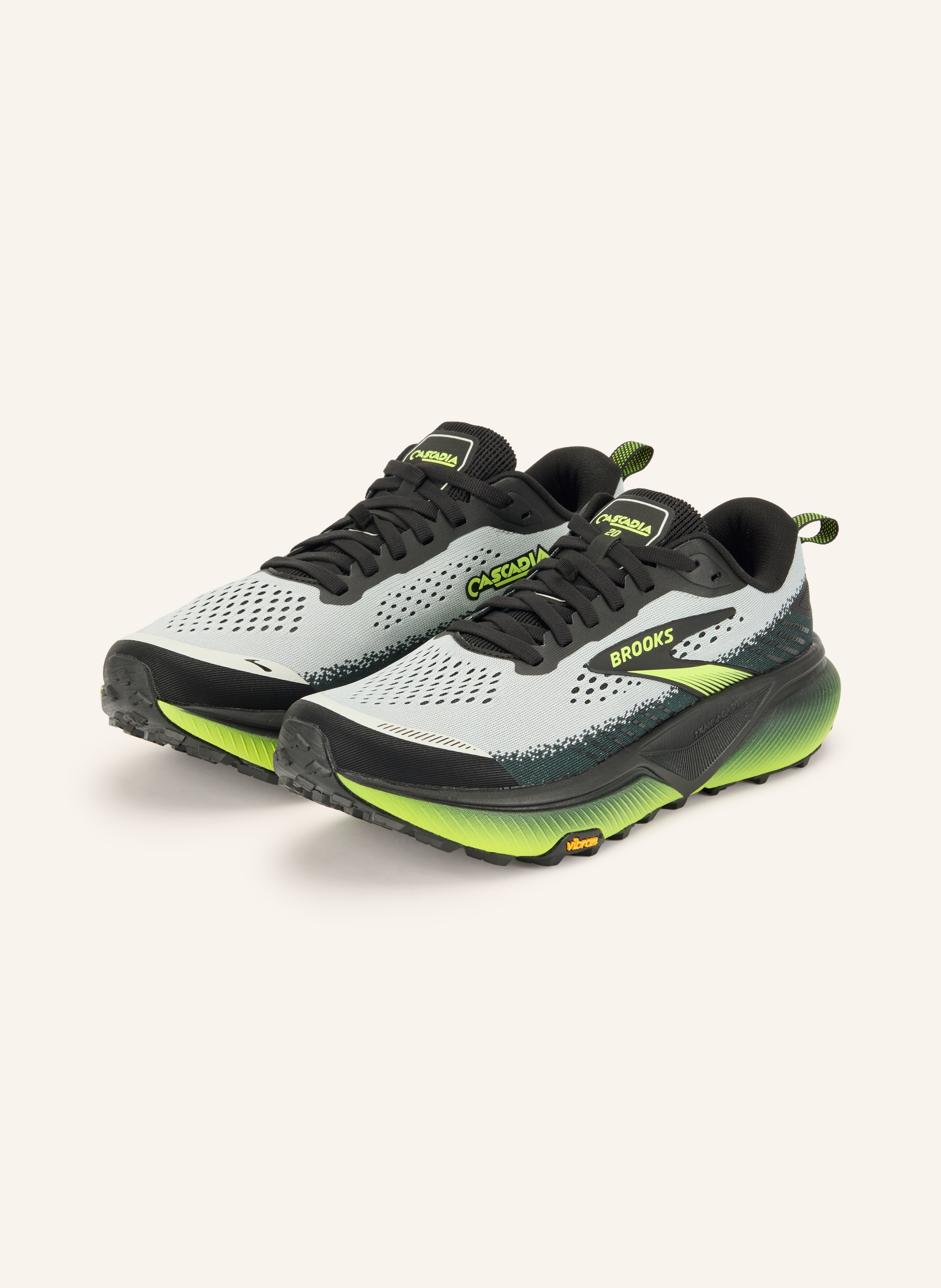 Brooks Trailrunning-Schuhe Cascadia 20 schwarz