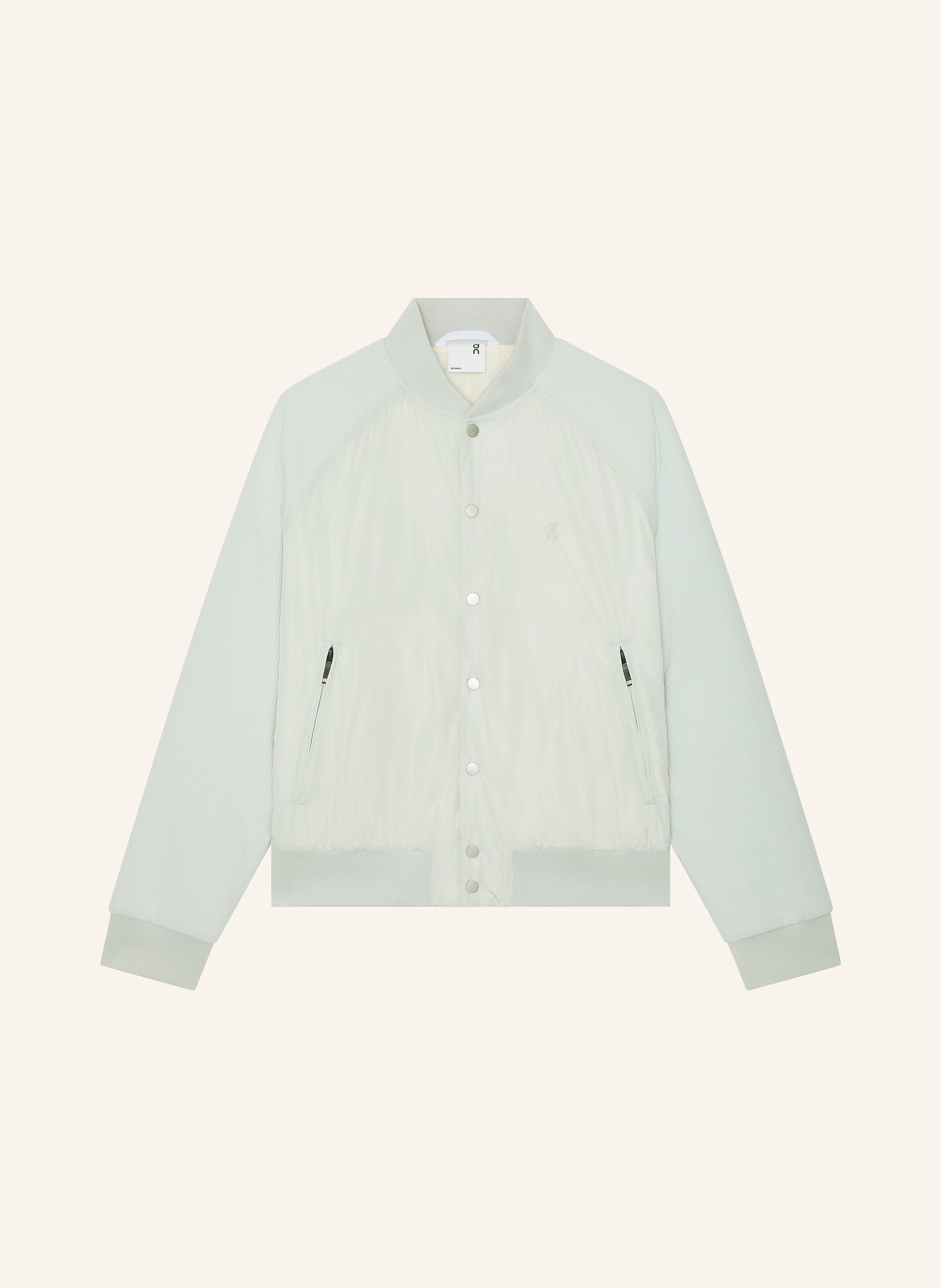On Hybrid-Trainingsjacke Courtside grau