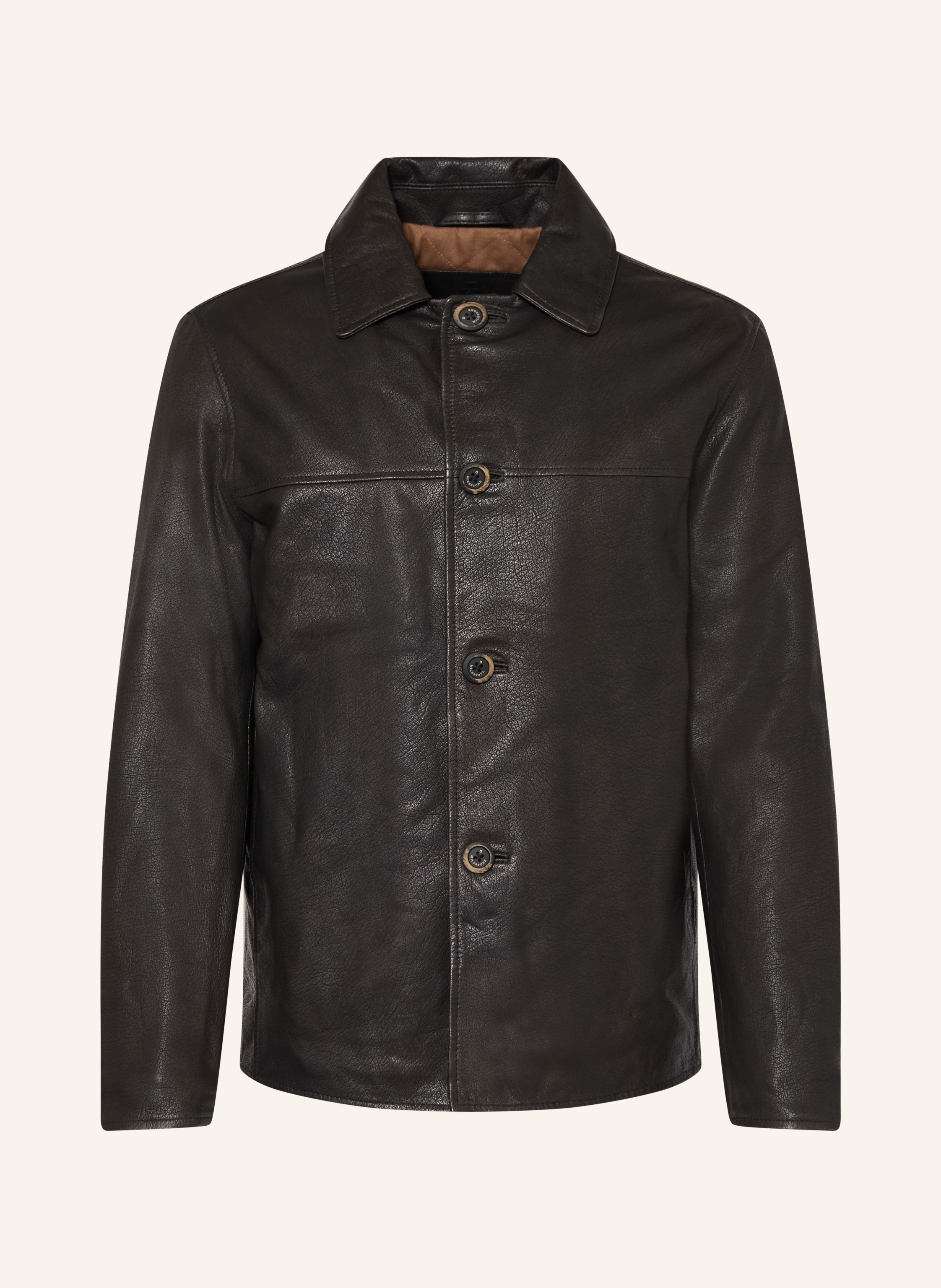 Milestone Lederjacke Msmarlon schwarz