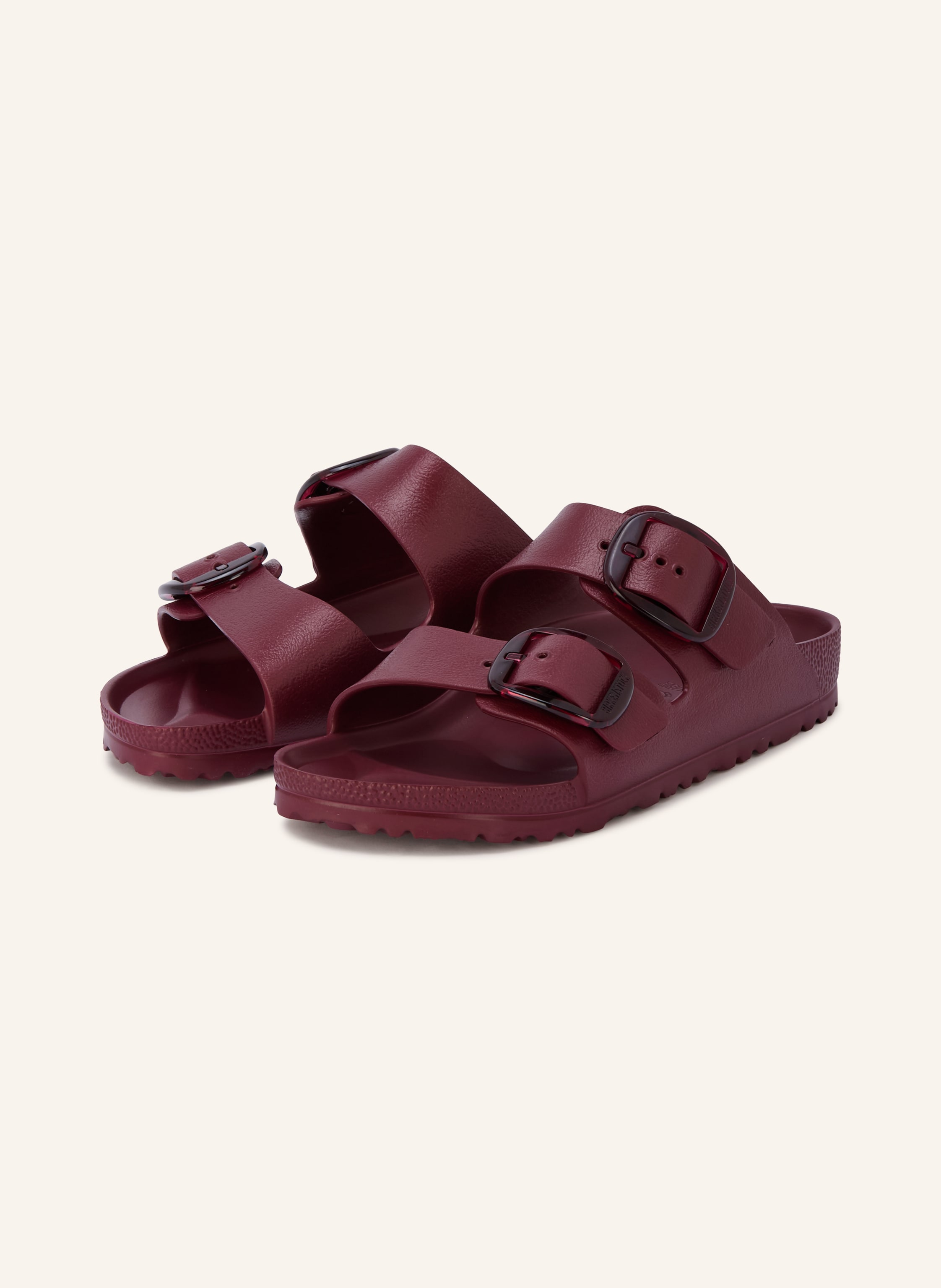 Birkenstock Pantoletten Arizona Big Buckle rot