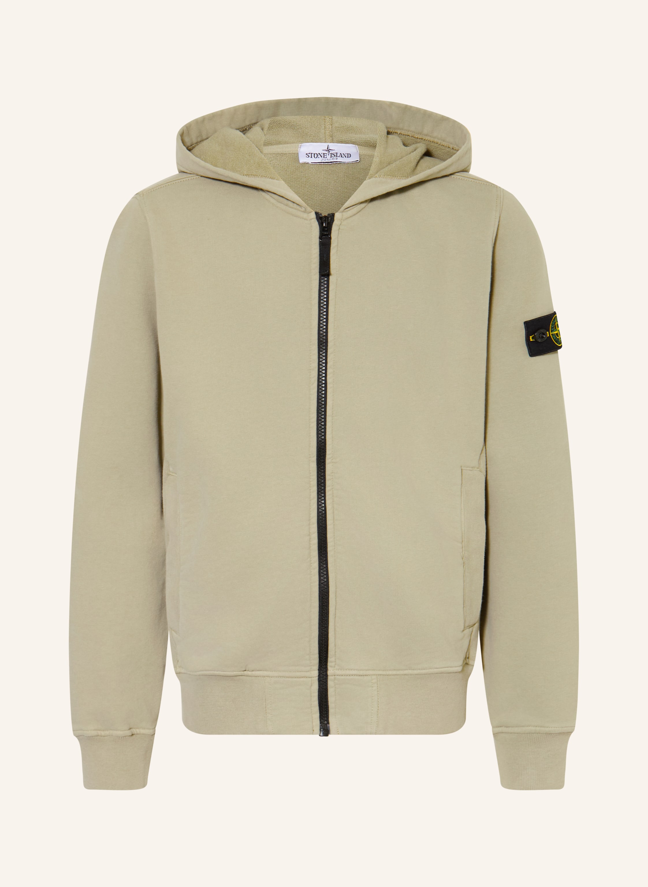 Stone Island Junior Sweatjacke gruen