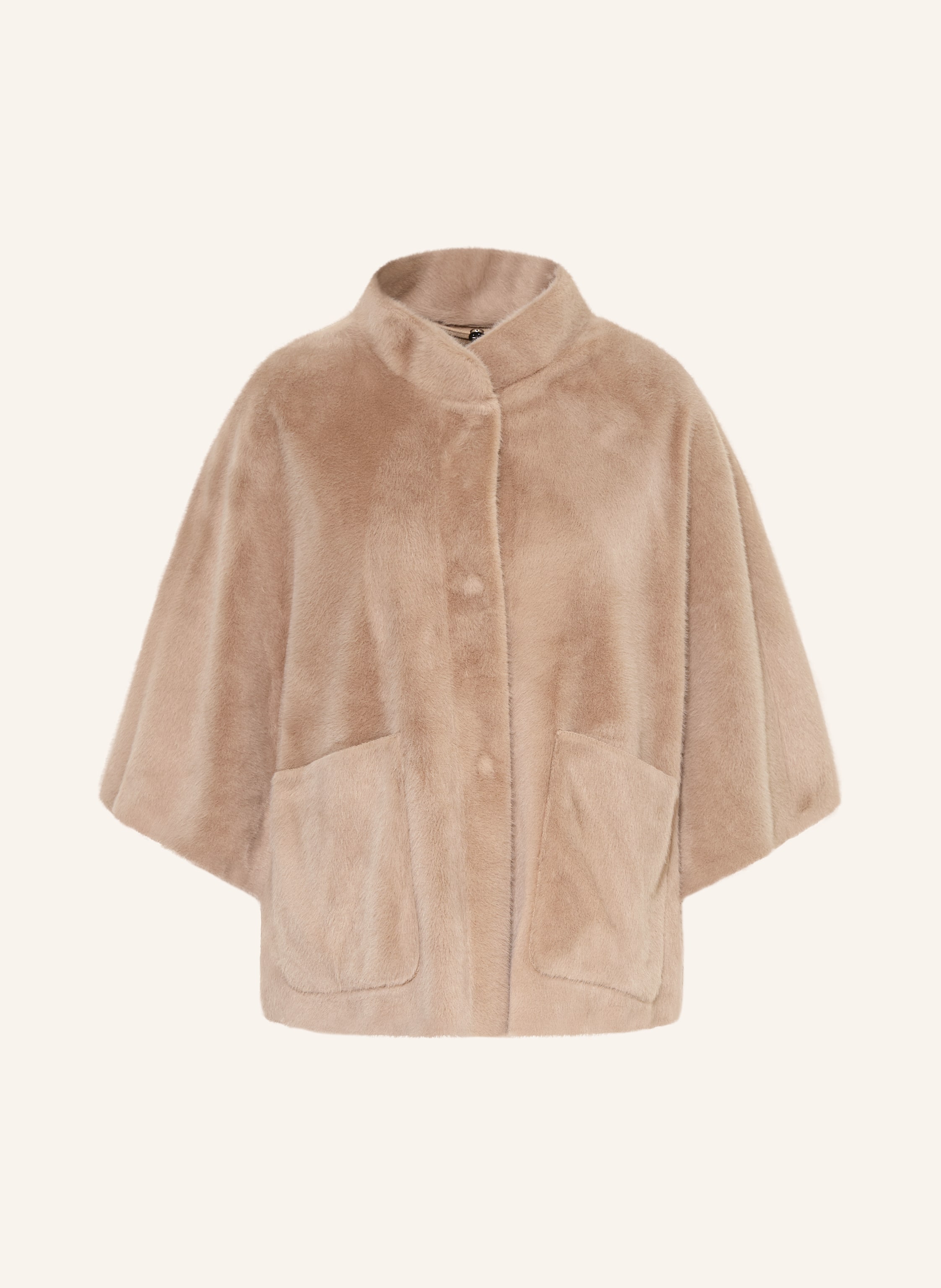 Rino & Pelle Kunstfell-Cape Dewi beige