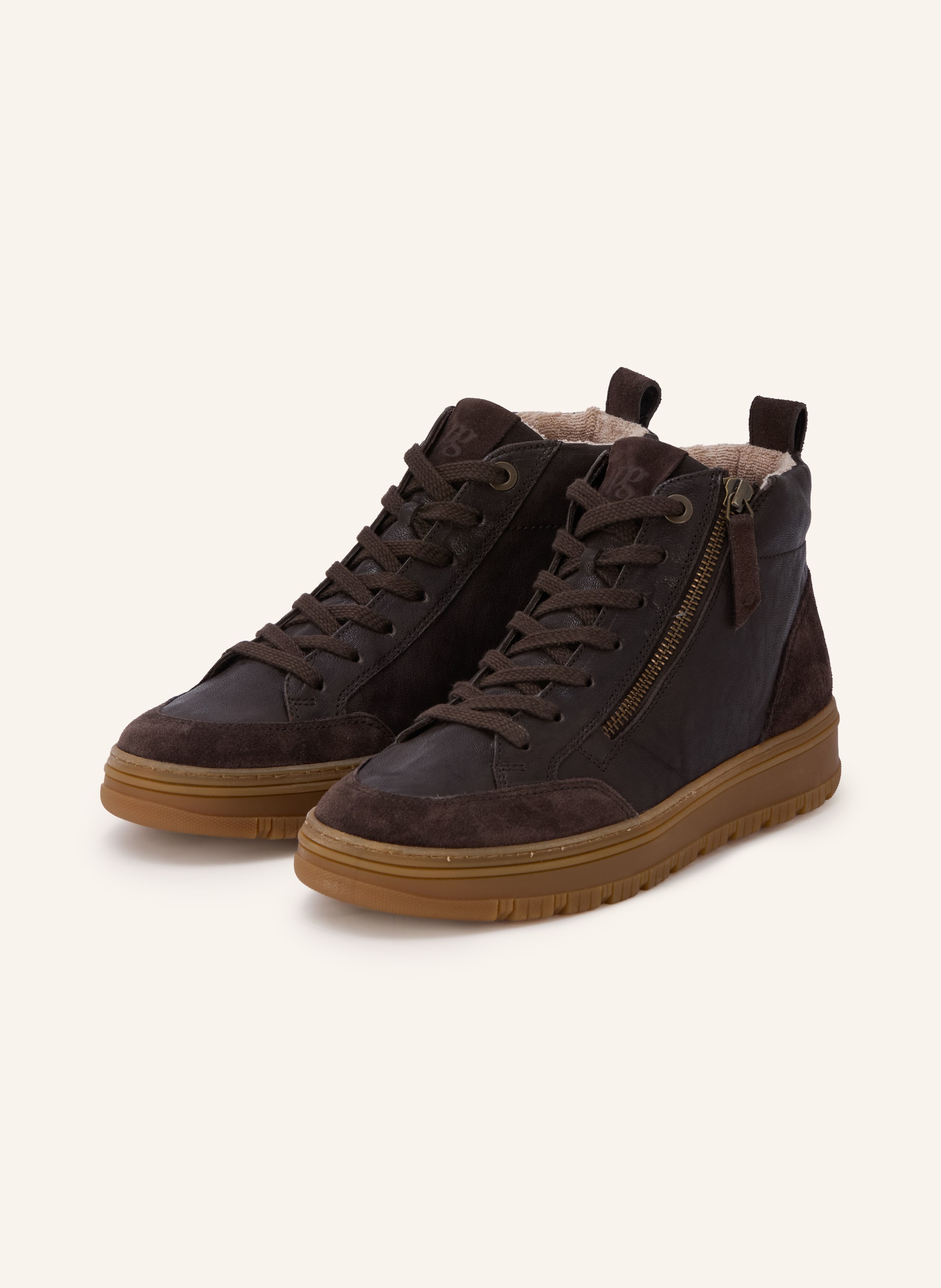 Paul Green Hightop-Sneaker braun