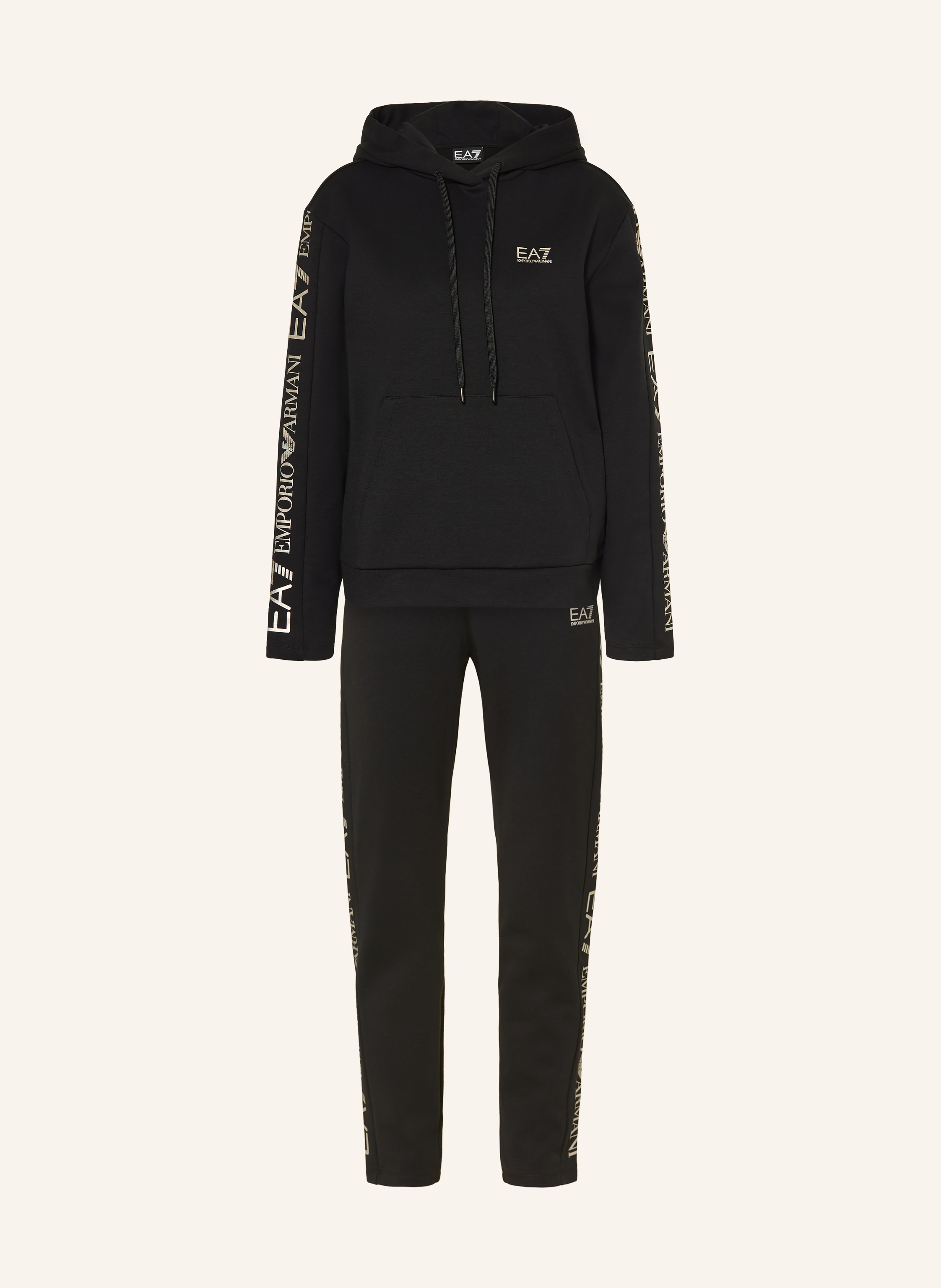 ea7 Emporio Armani Trainingsanzug schwarz