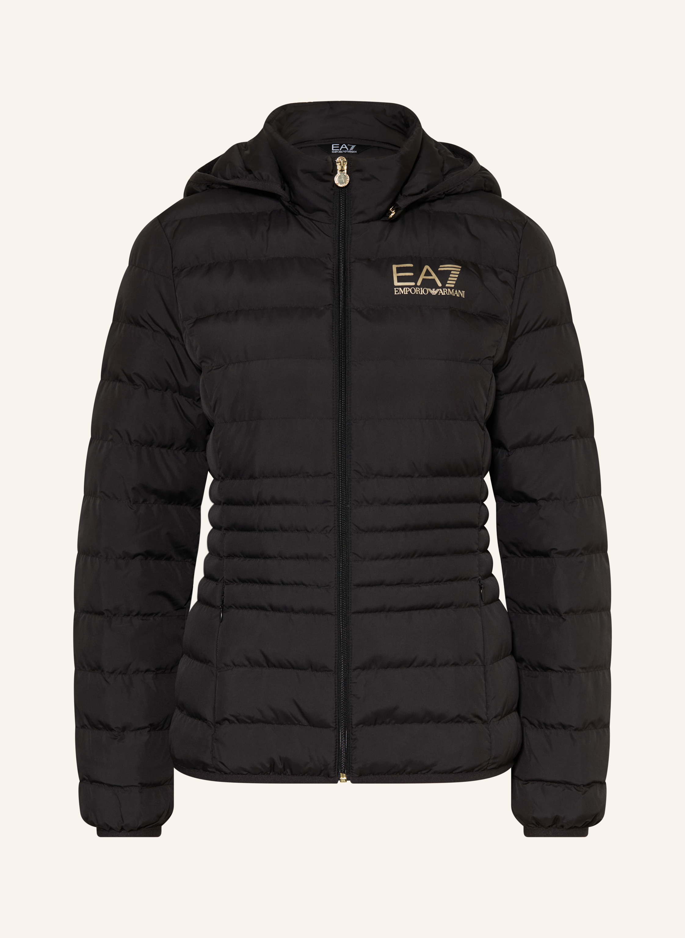ea7 Emporio Armani Steppjacke Mit Abnehmbarer Kapuze schwarz