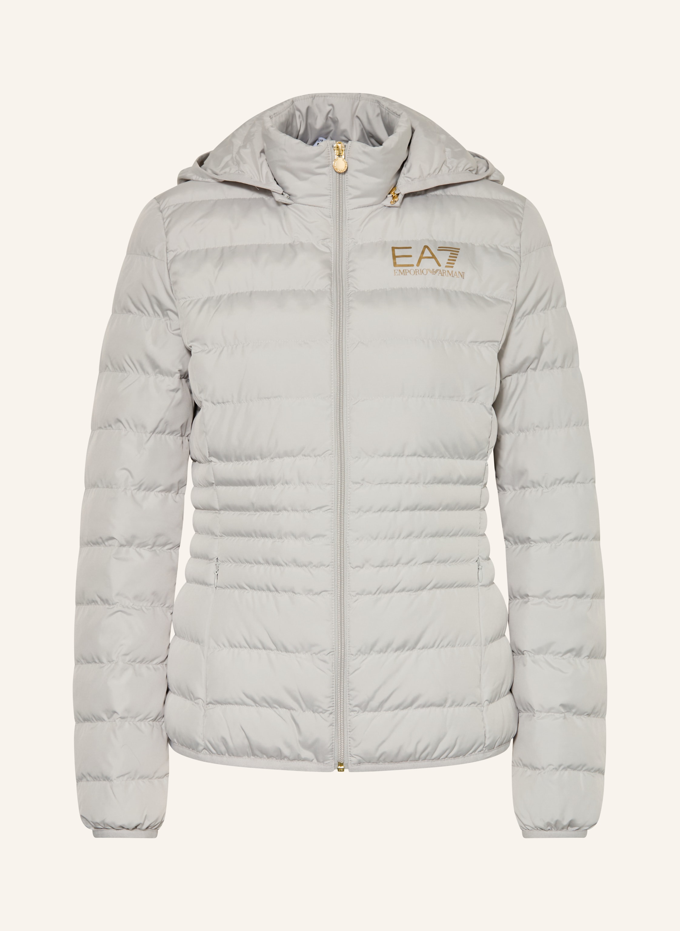 ea7 Emporio Armani Steppjacke Mit Abnehmbarer Kapuze grau