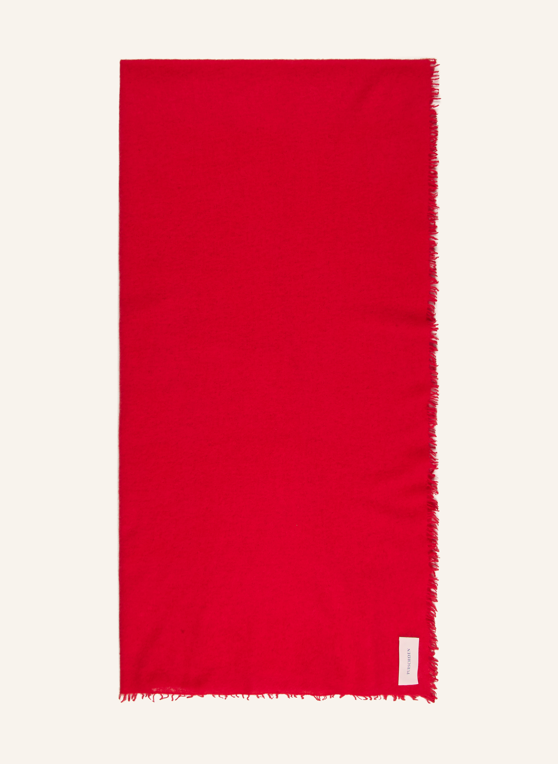 Purschoen Cashmere-Schal rot