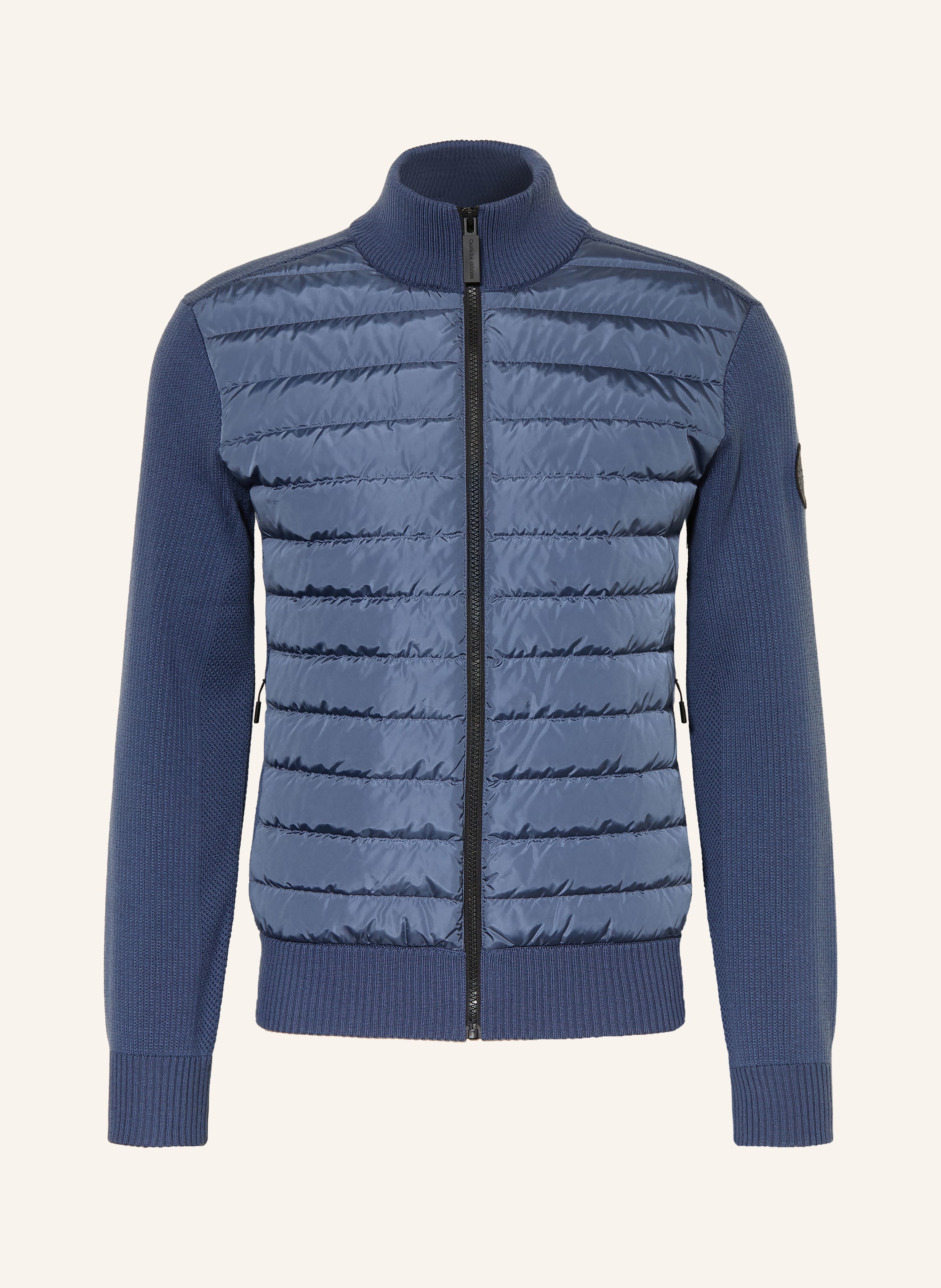 Canada Goose Strickjacke Hybridge Im Materialmix blau