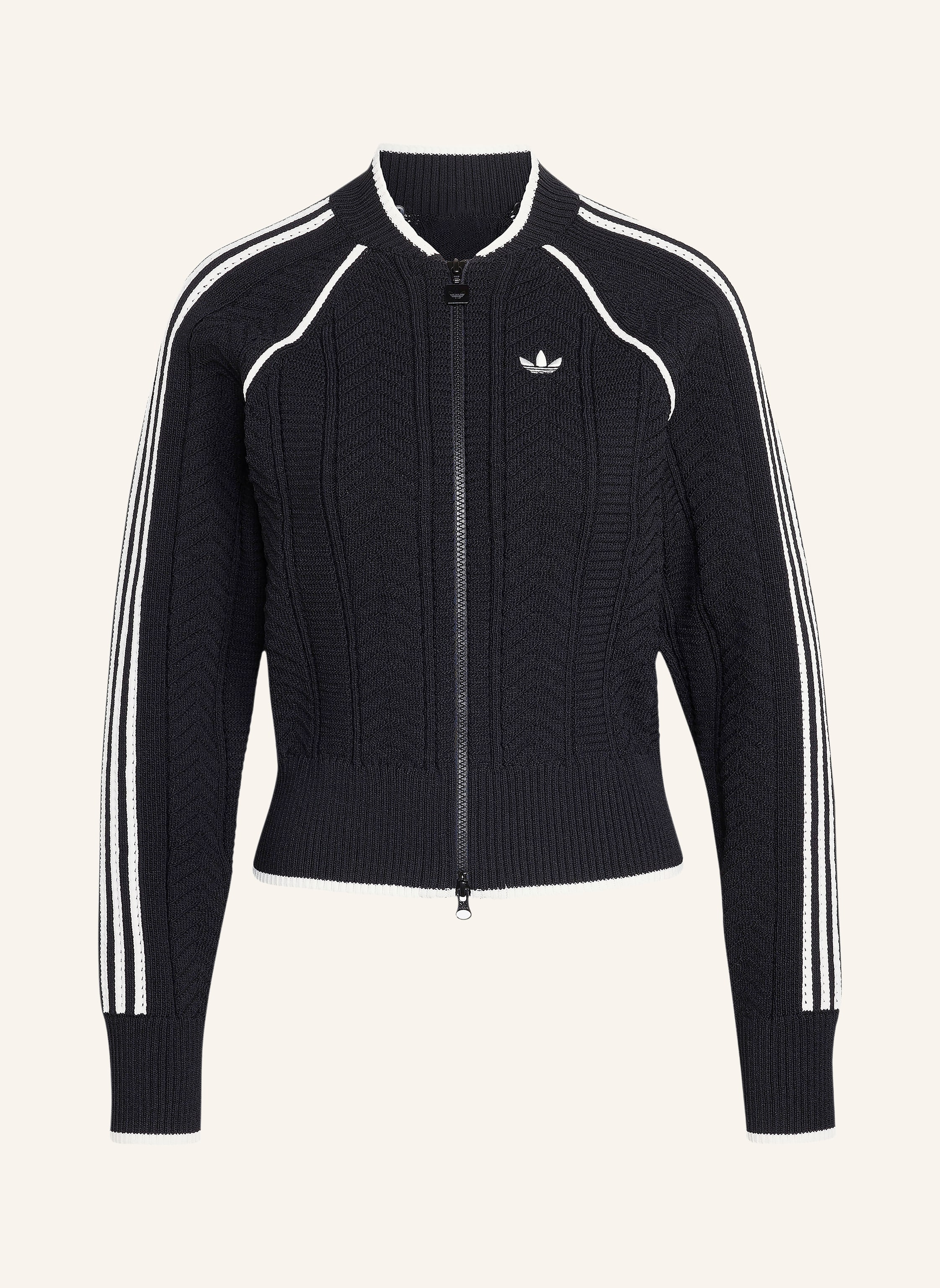 Adidas Originals Strickjacke Sst Mit Abnehmbarer Kapuze schwarz