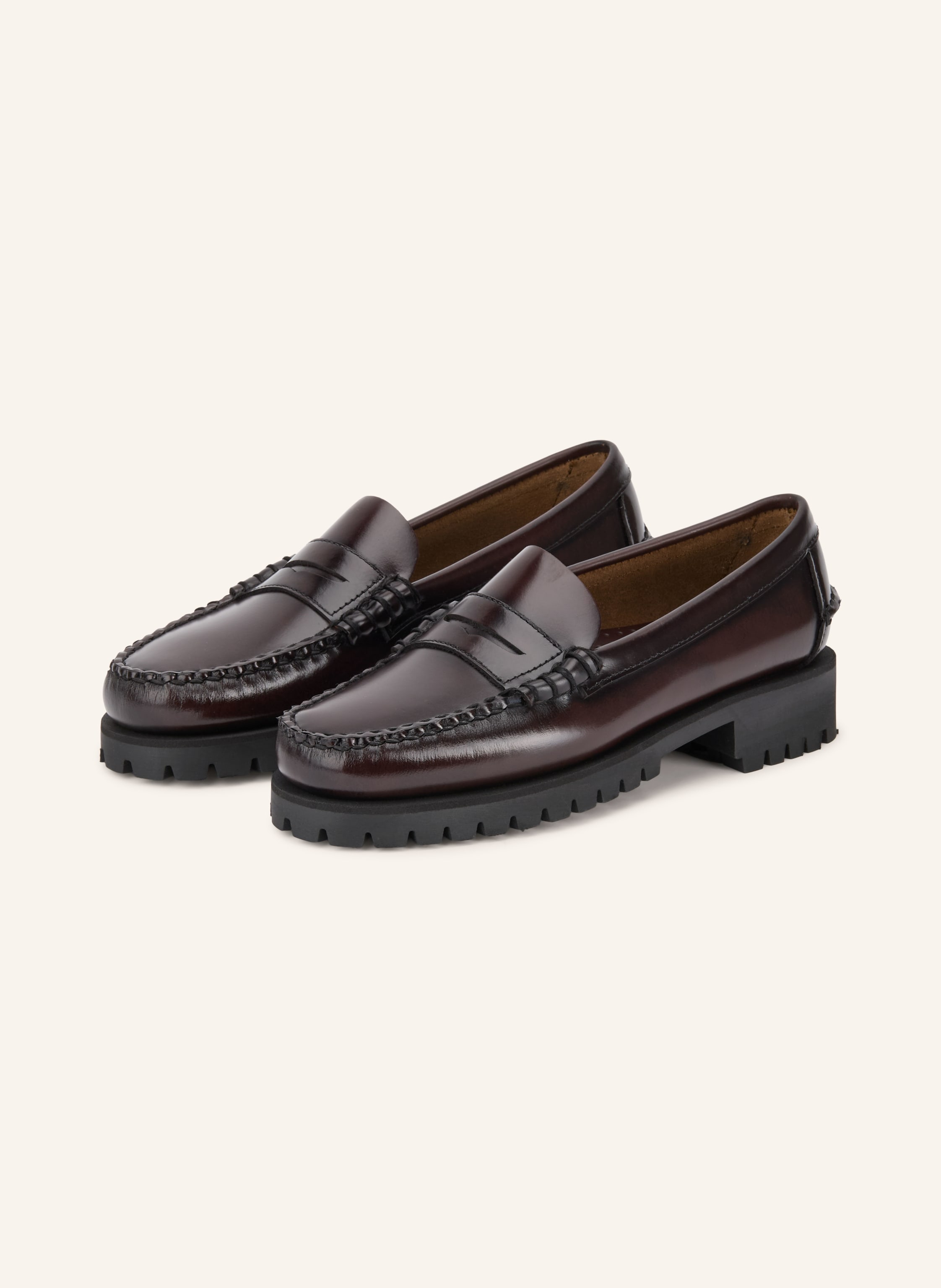 Sebago Penny-Loafer Dan Lug rot