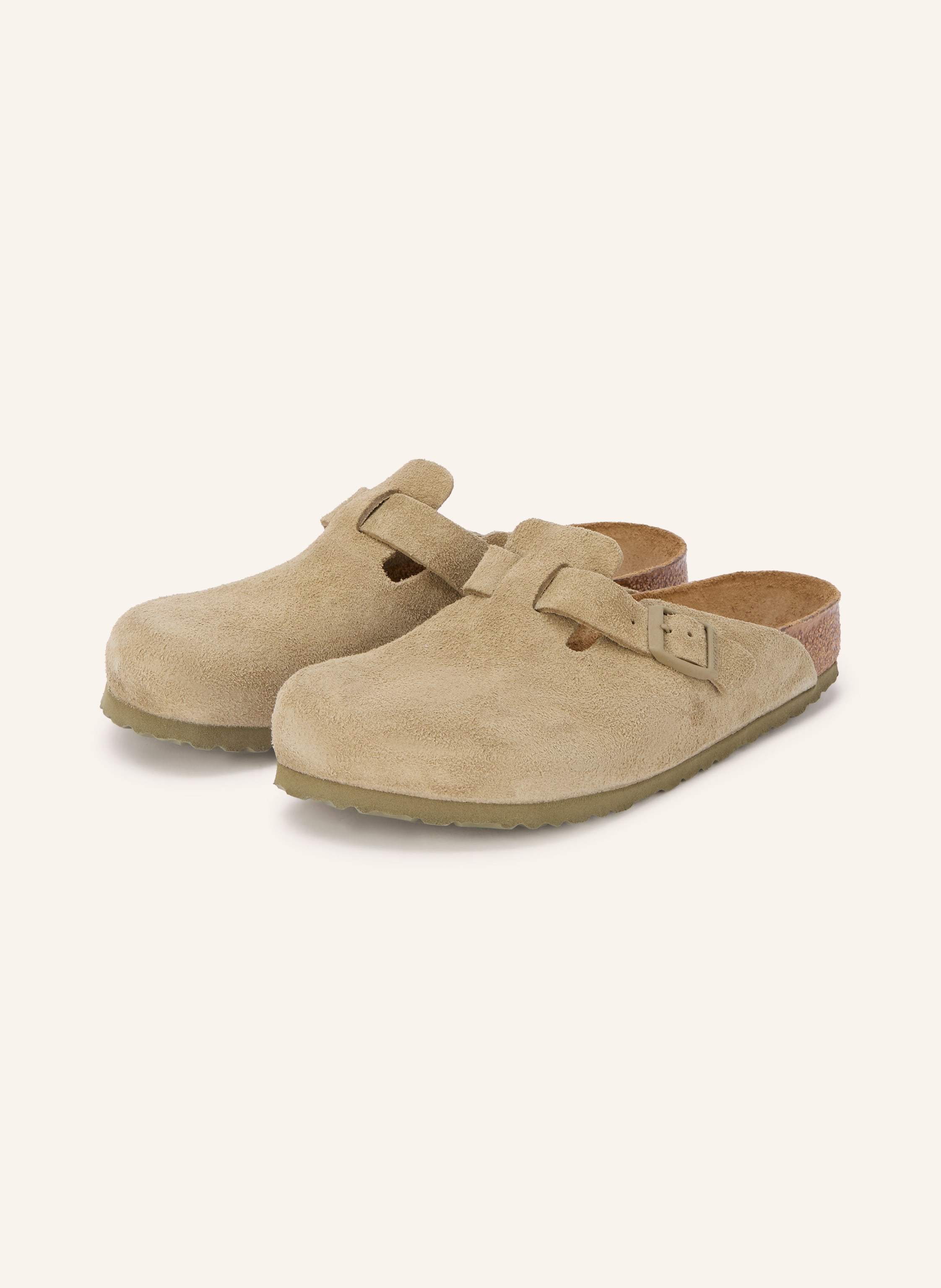 Birkenstock Pantoletten Boston Leve gruen