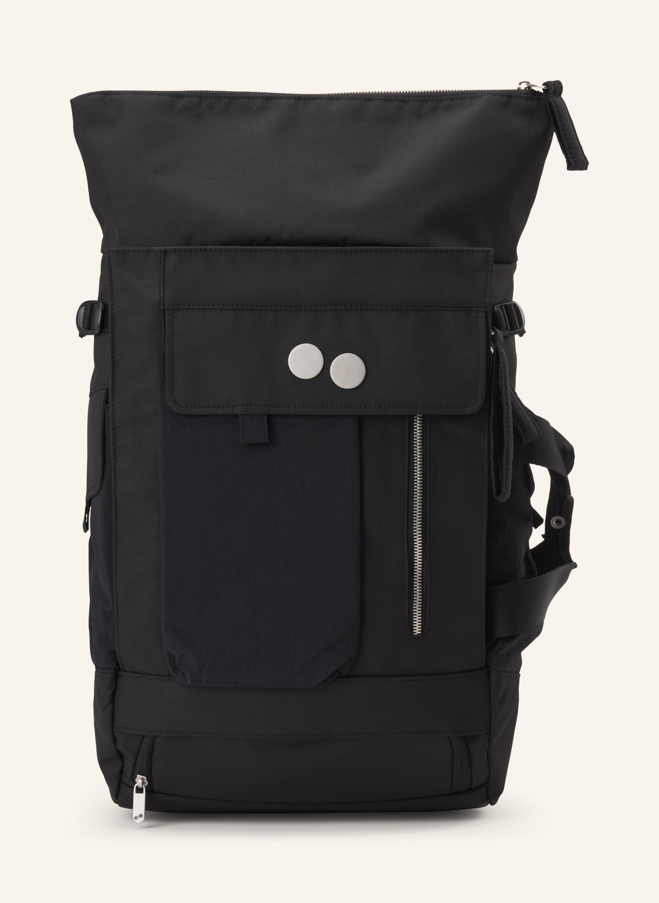 Pinqponq Rucksack Bloq Medium schwarz
