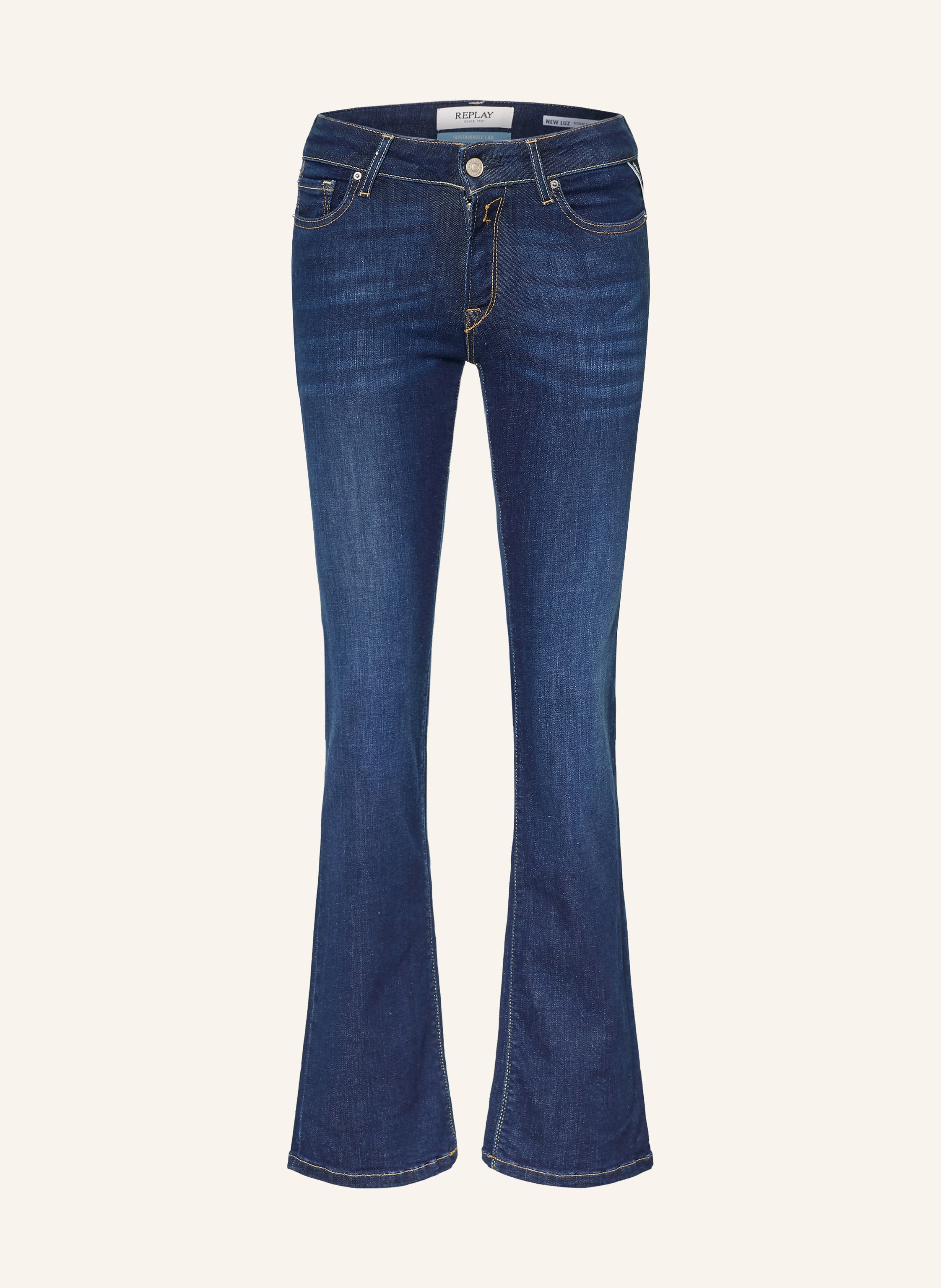 Replay Bootcut Jeans New Luz blau
