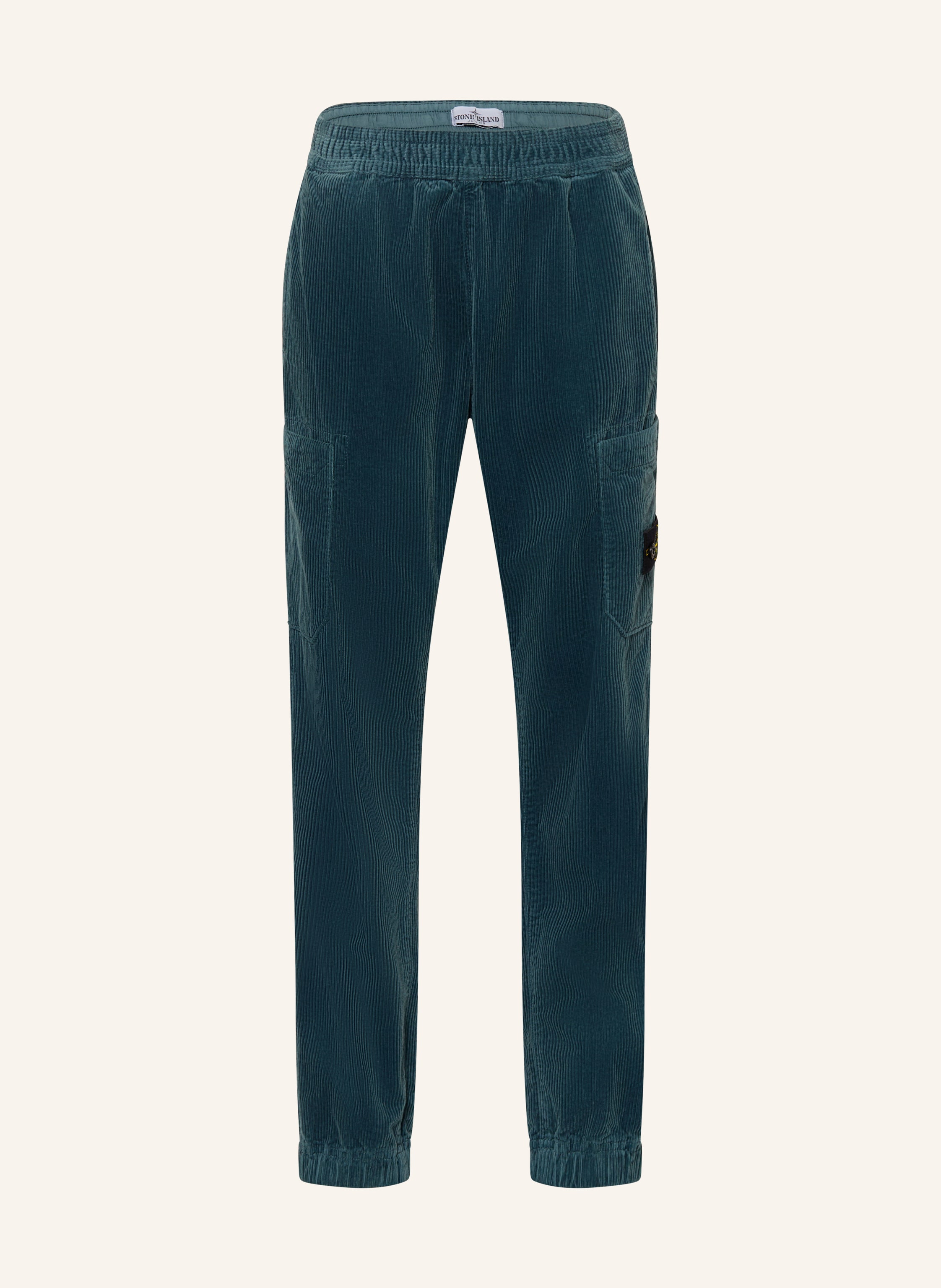 Stone Island Junior Cargohose Aus Cord blau