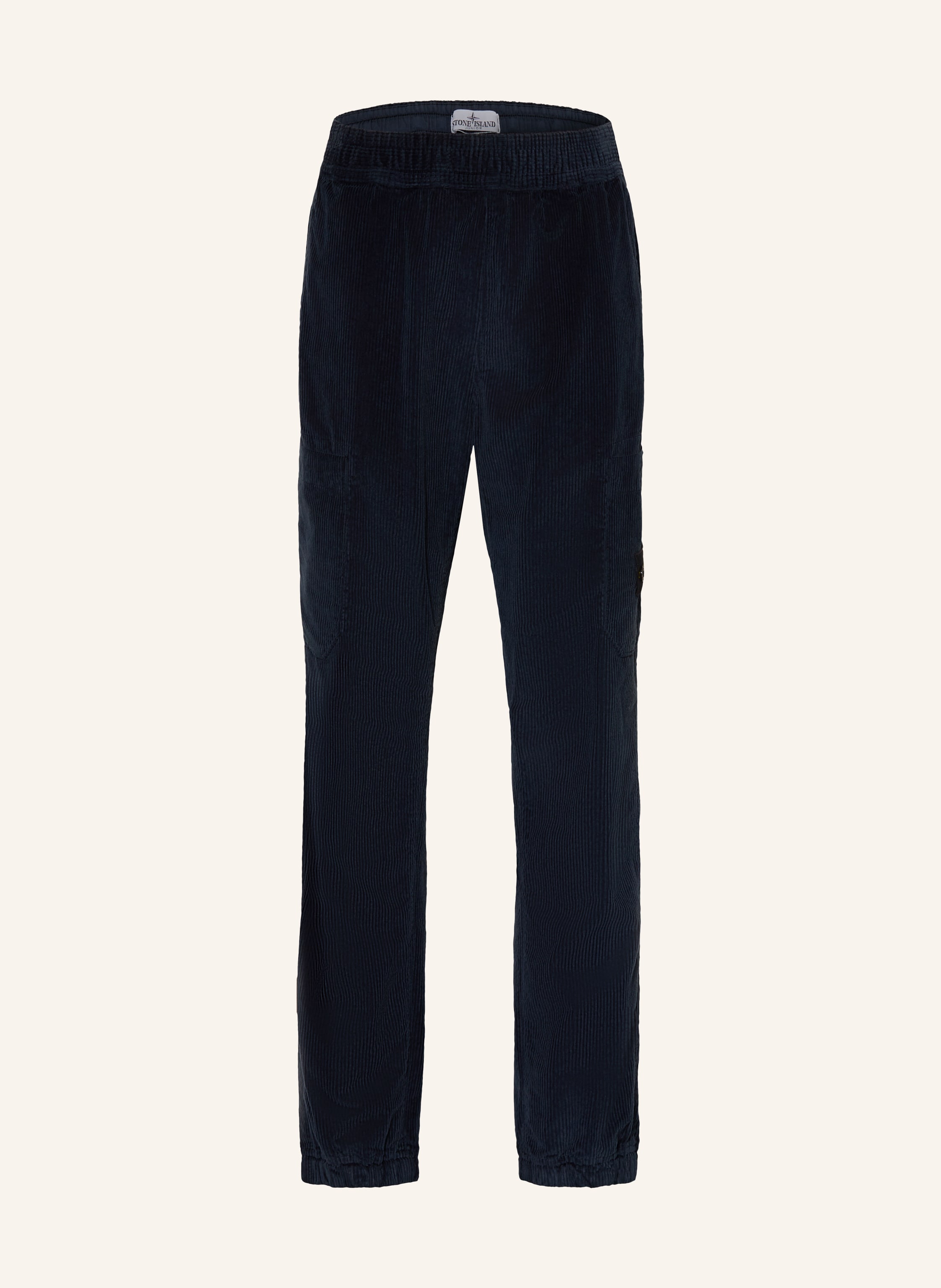 Stone Island Junior Cargohose Aus Cord blau