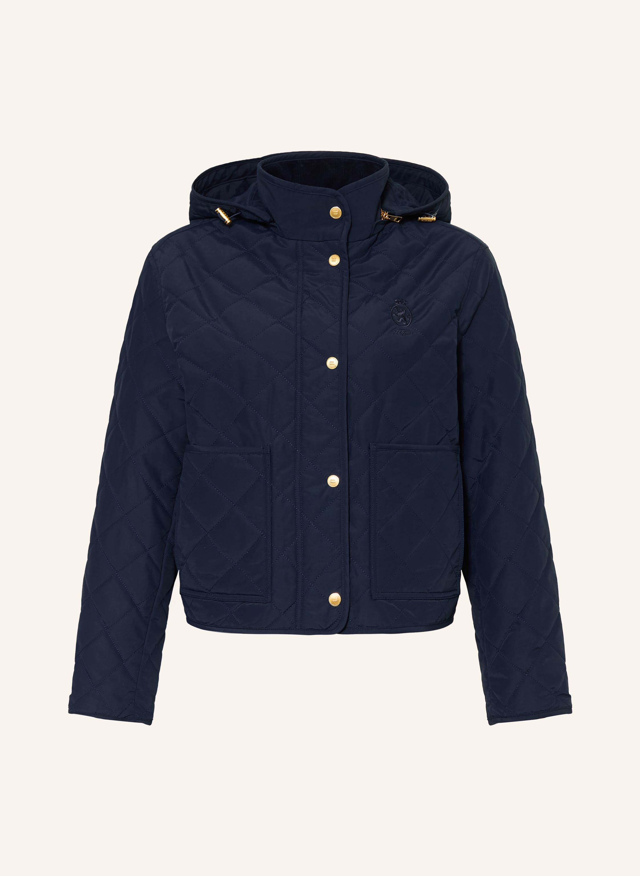 Tommy Hilfiger Steppjacke Mit Abnehmbarer Kapuze blau