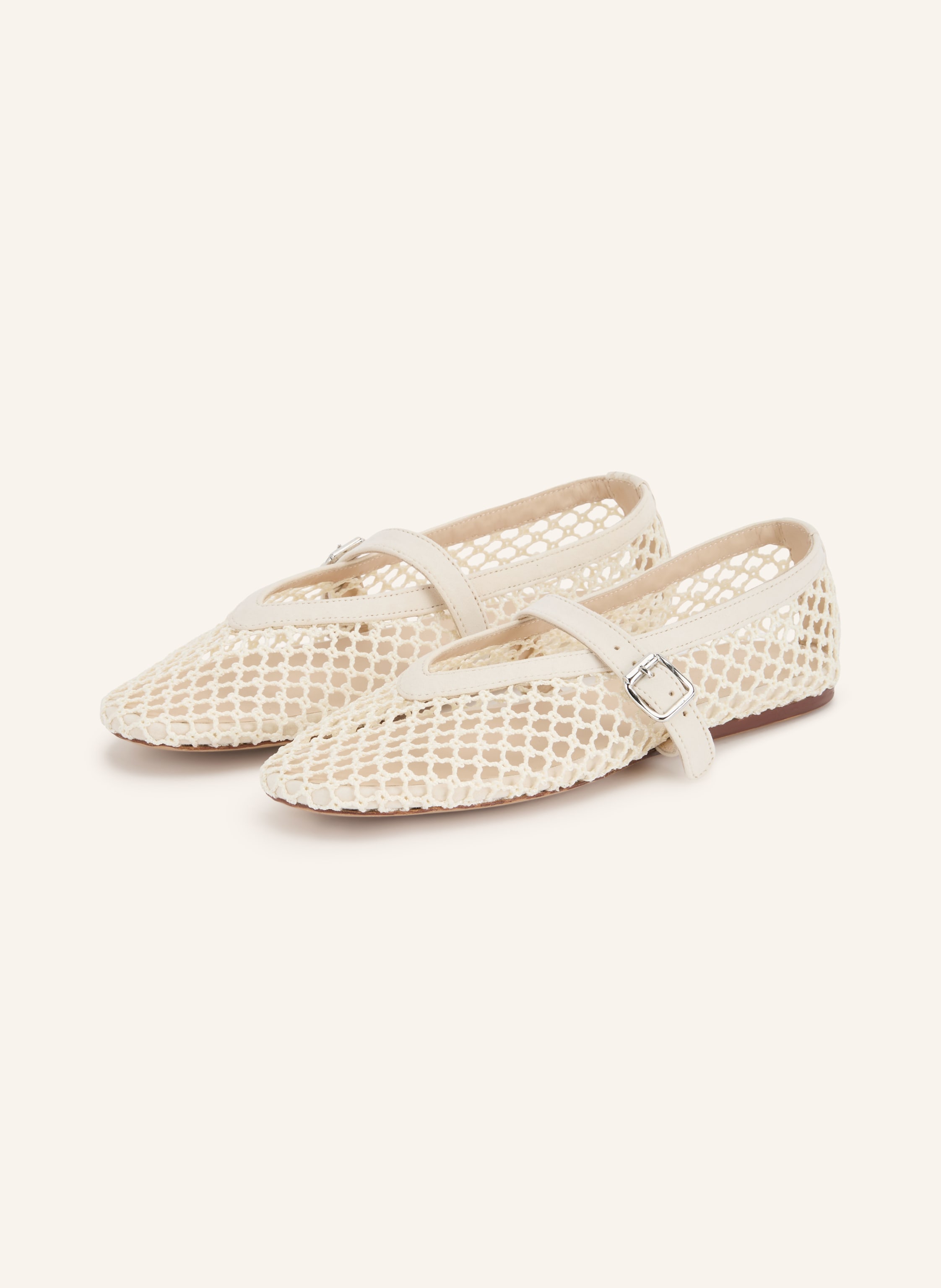 Mrs & Hugs Mary-Jane-Ballerinas beige