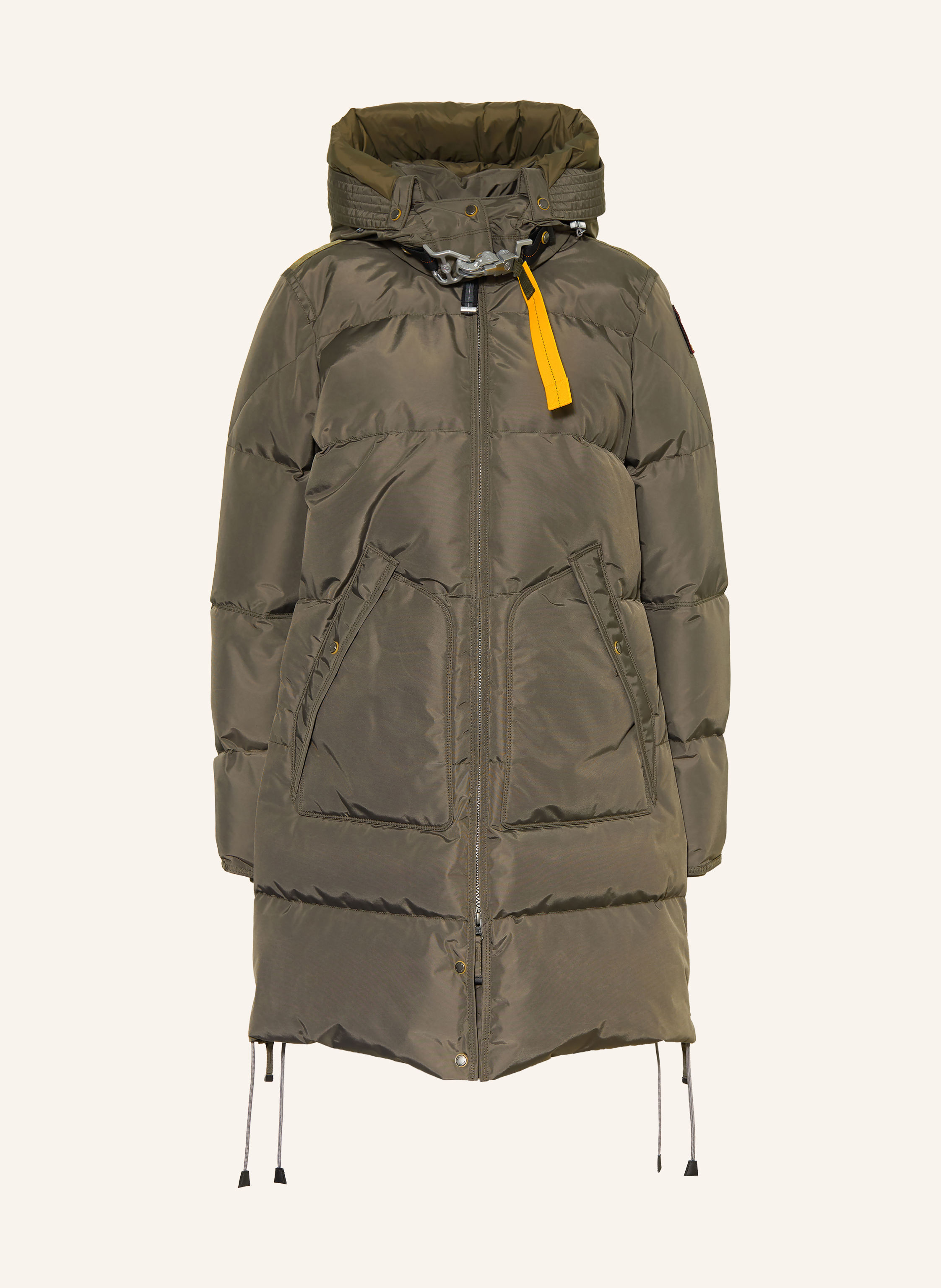 Parajumpers Daunenparka Long Bear Mit Abnehmbarer Kapuze gruen