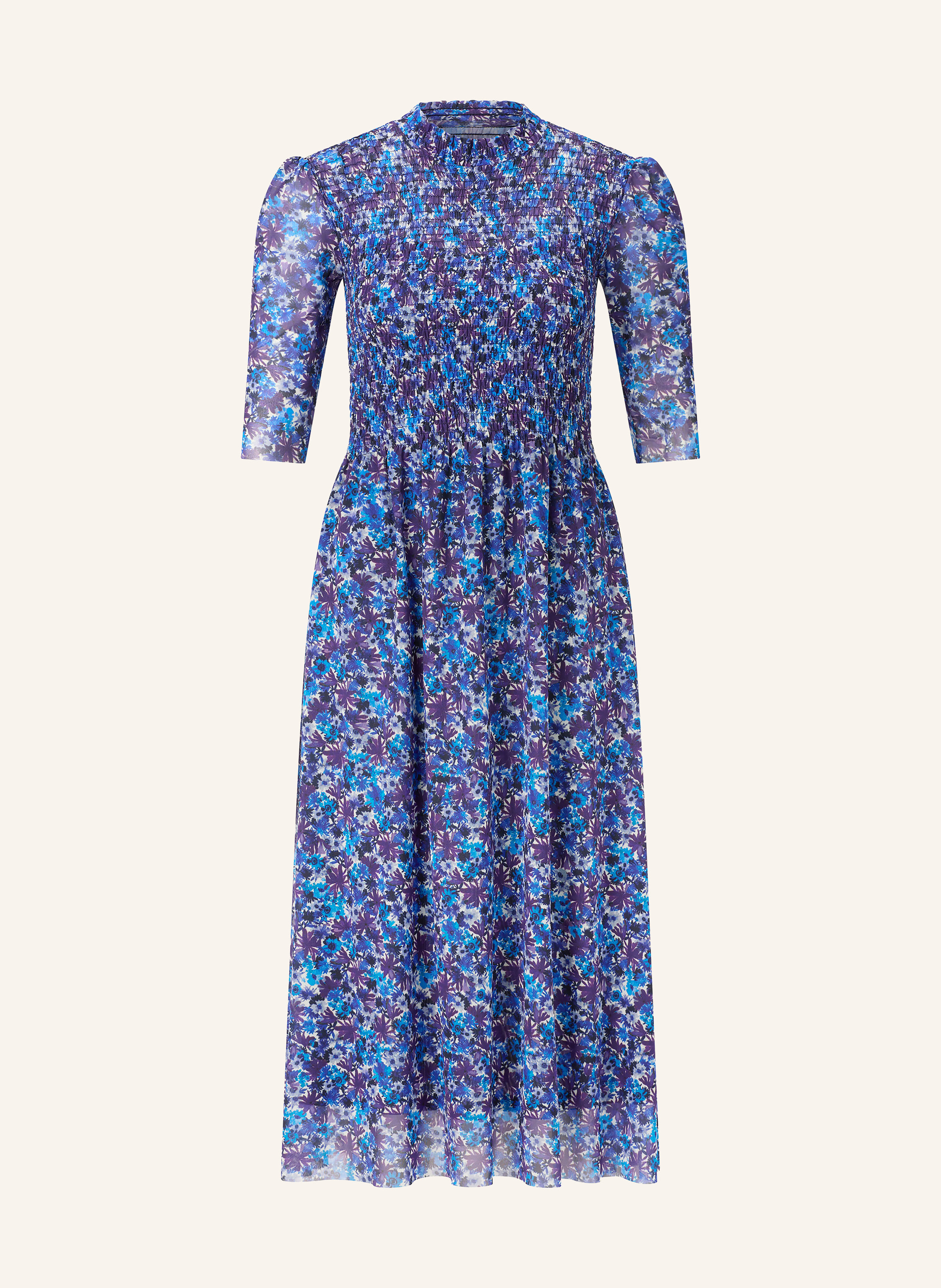 Rich & Royal Mesh-Kleid blau