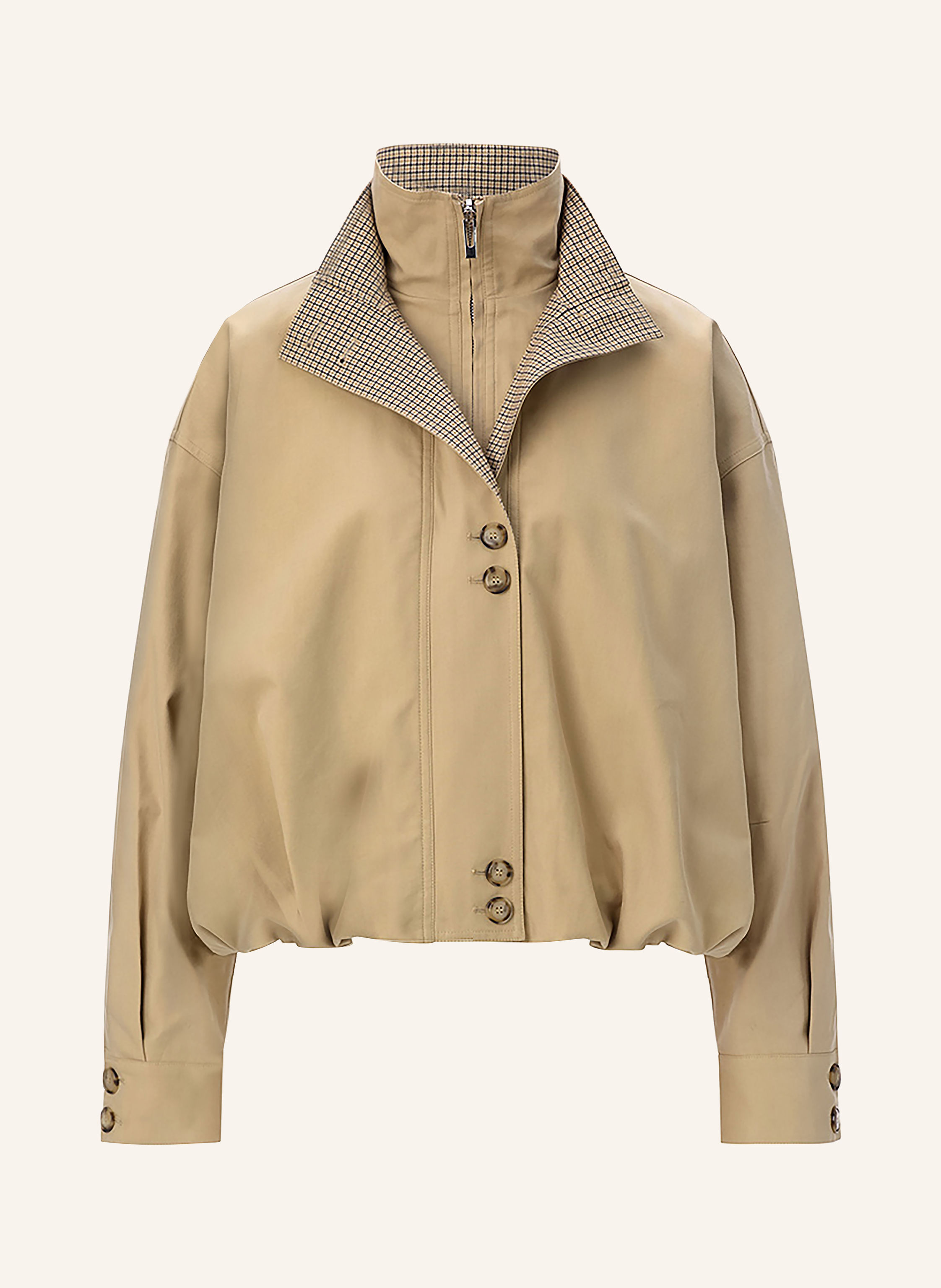 Rich & Royal Blouson Mit Blende braun