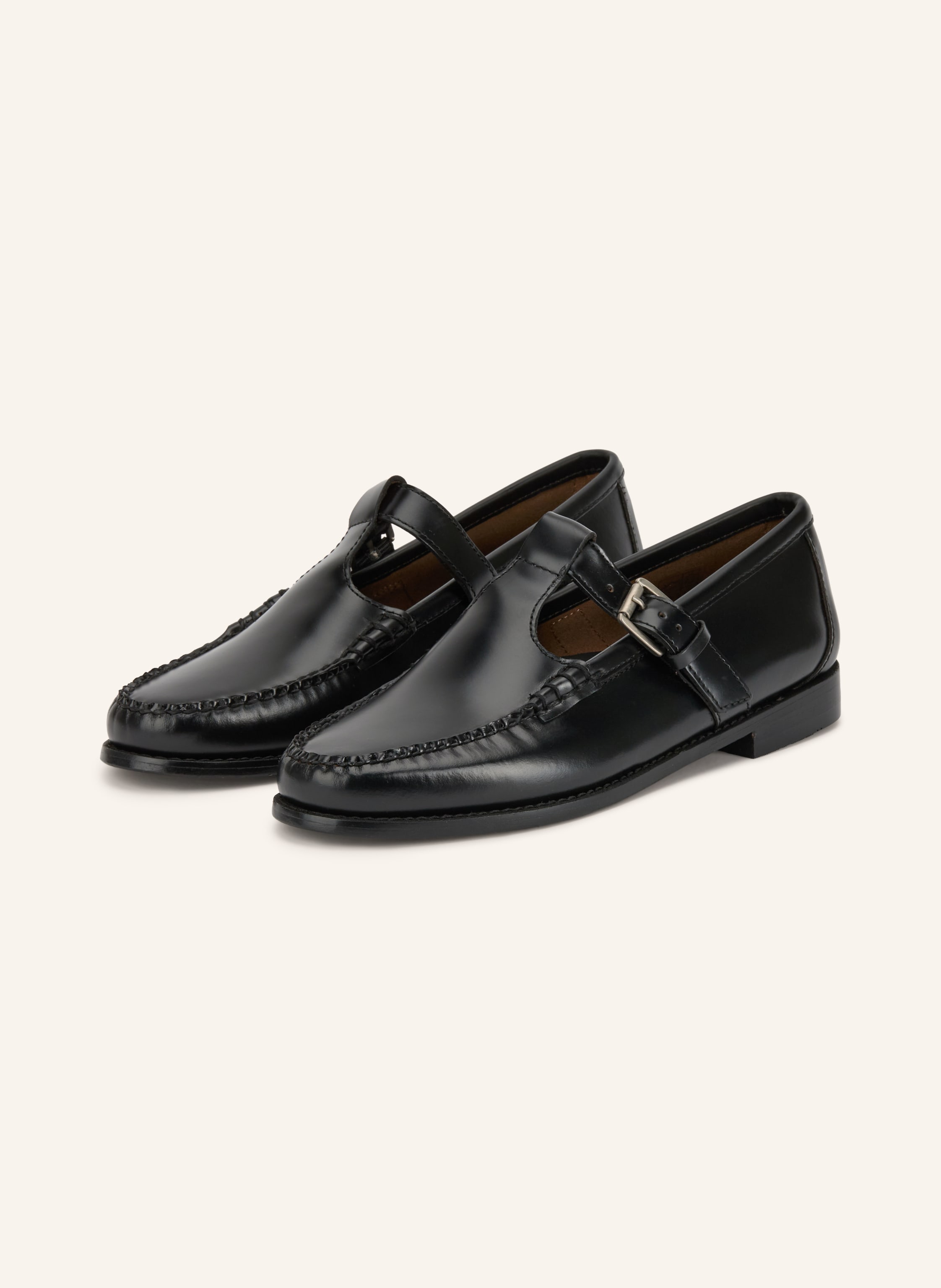 G.H.Bass Mary-Jane-Loafer Weejun schwarz