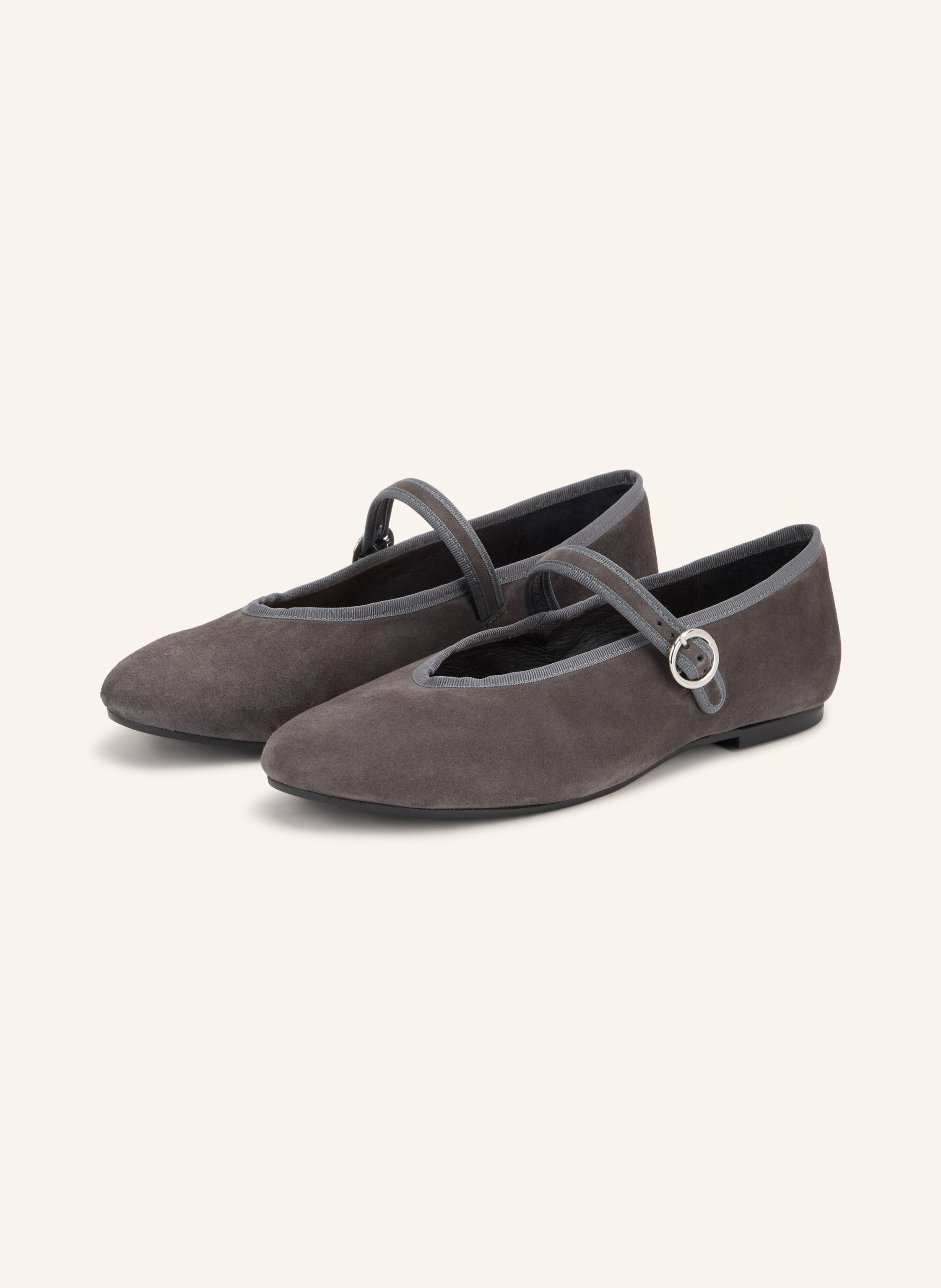 Jonak Mary-Jane-Ballerinas Deesse grau