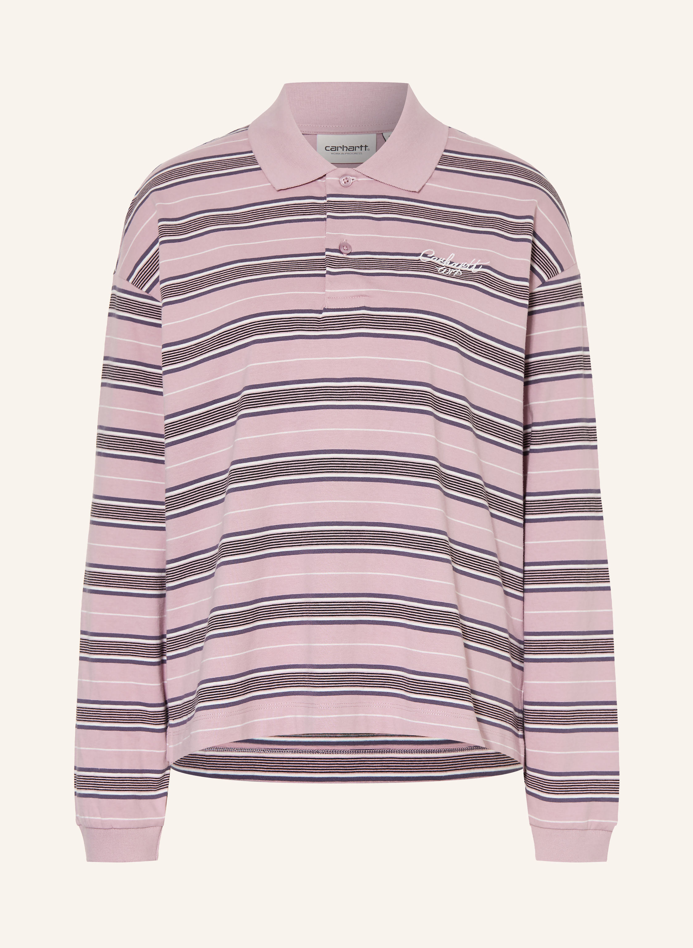 Carhartt Wip Jersey-Poloshirt Bronson rosa
