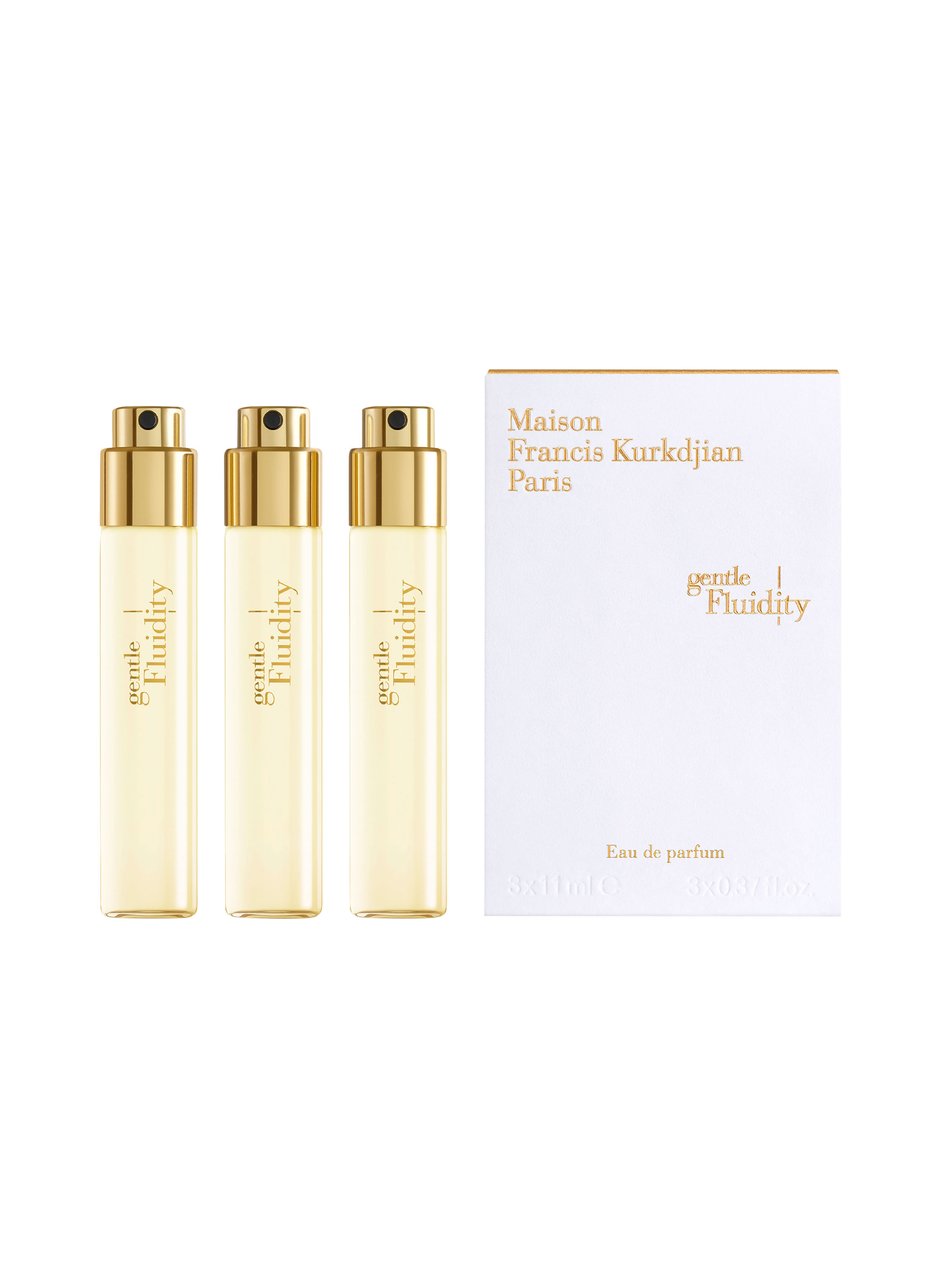 maison francis kurkdjian gentle fluidity gold woda perfumowana 11 ml   zestaw  