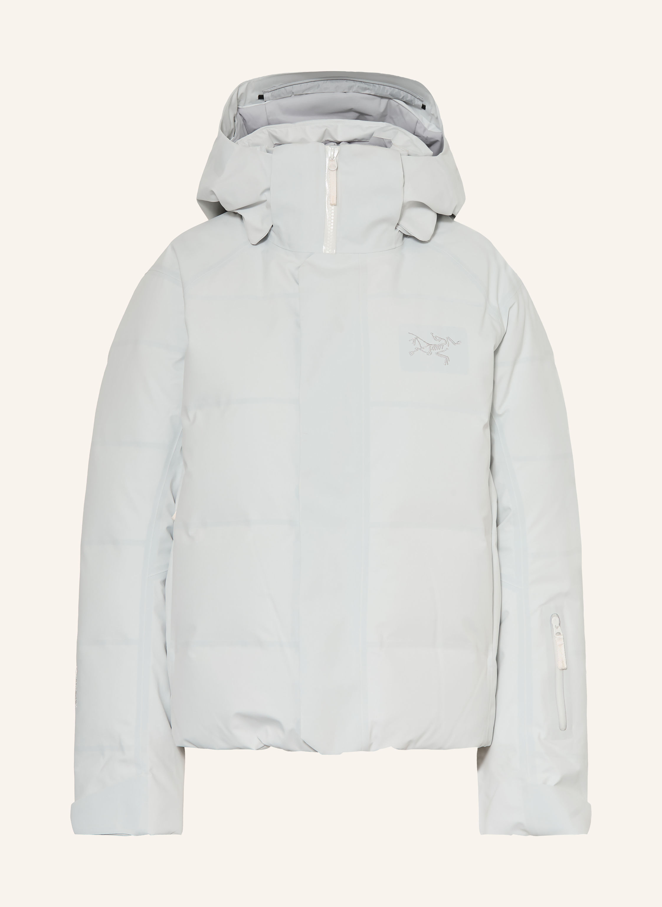ARC'TERYX ANDESSA Down ski jacket in white