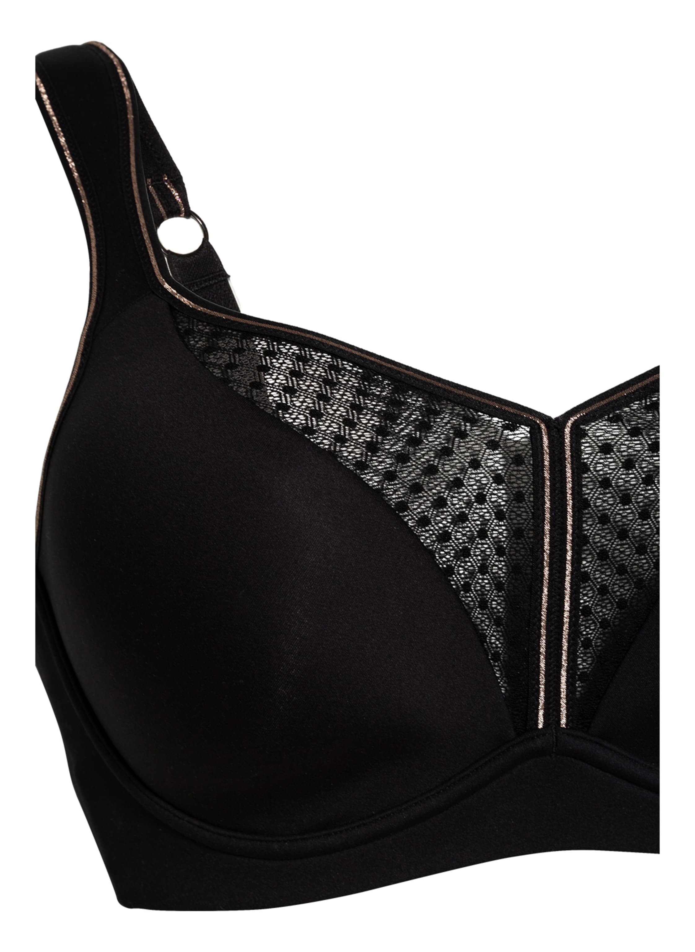 Thumbnail - Simone Pérèle Sport-Bh Harmony Mit Glitzergarn schwarz