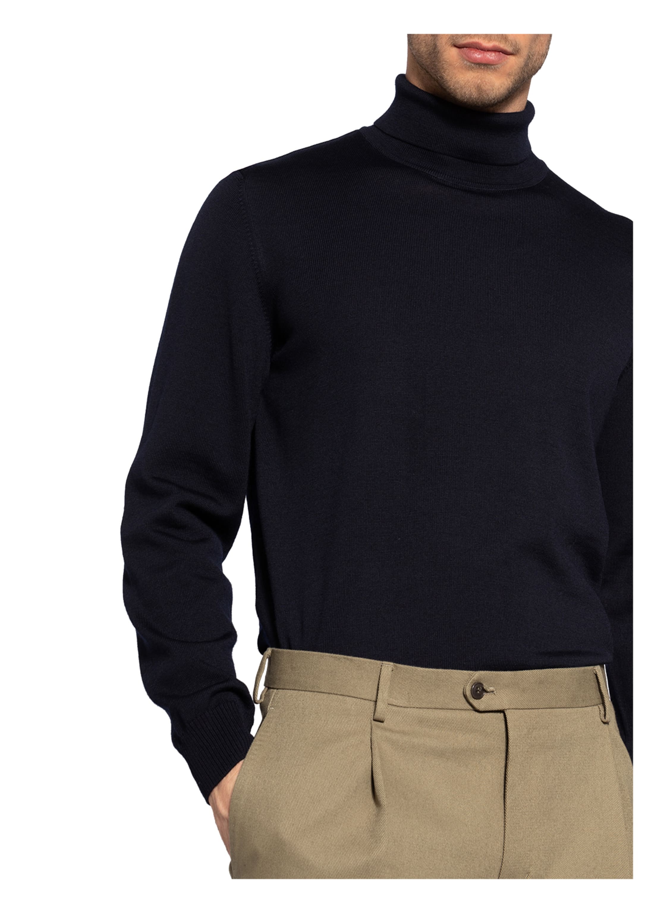 Thumbnail - Maerz Muenchen Rollkragenpullover blau