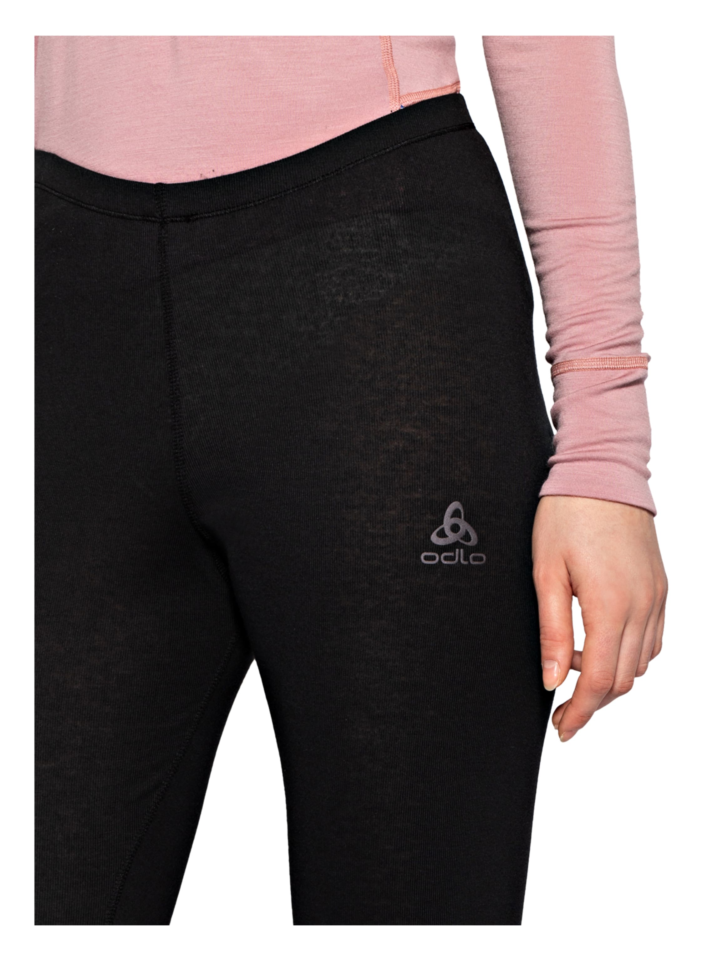 Thumbnail - Odlo Funktionswäsche-Hose Active Warm Eco Mit Verkürzter Beinlänge schwarz