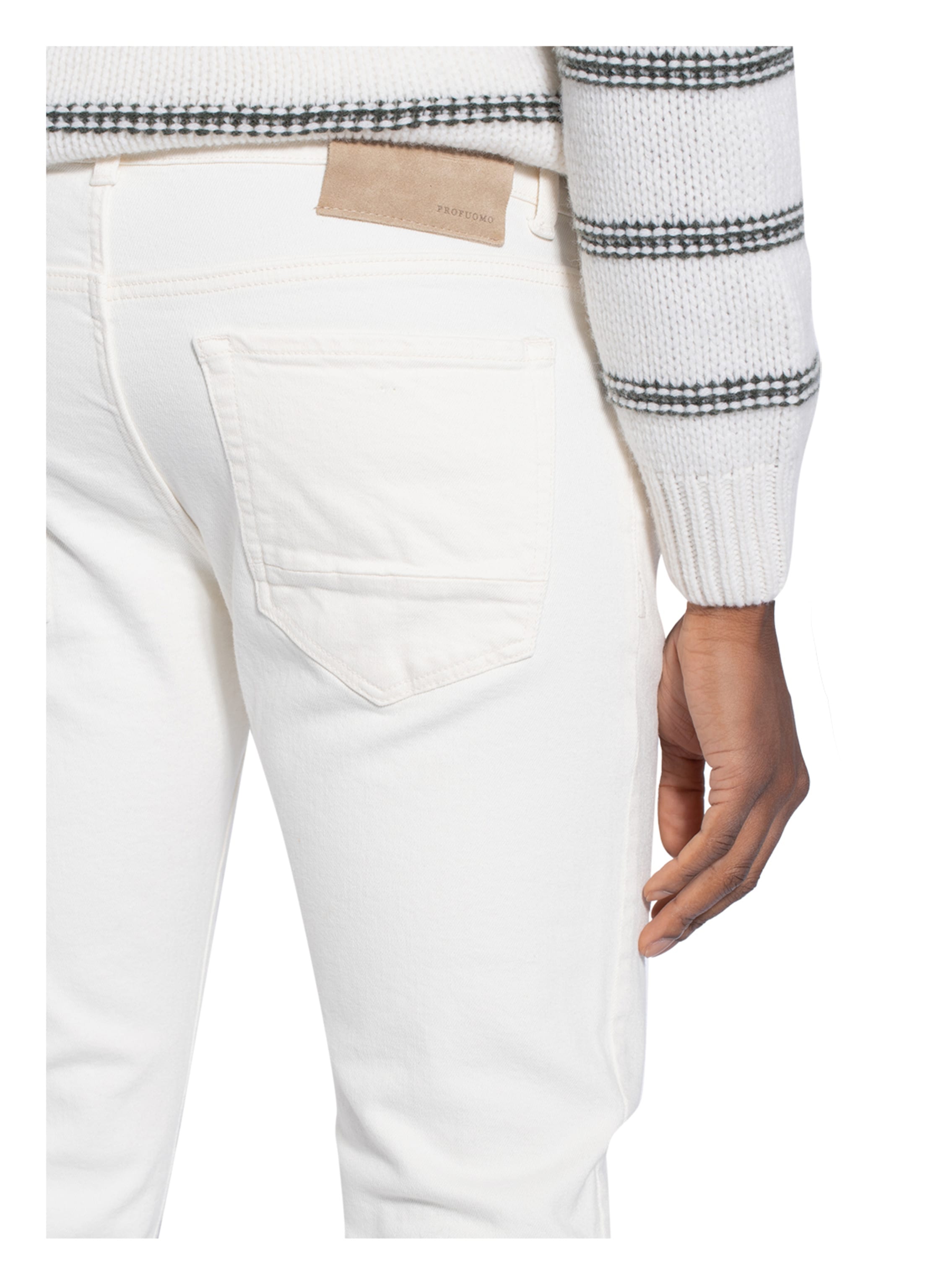 Thumbnail - Profuomo Jeans Slim Fit weiss
