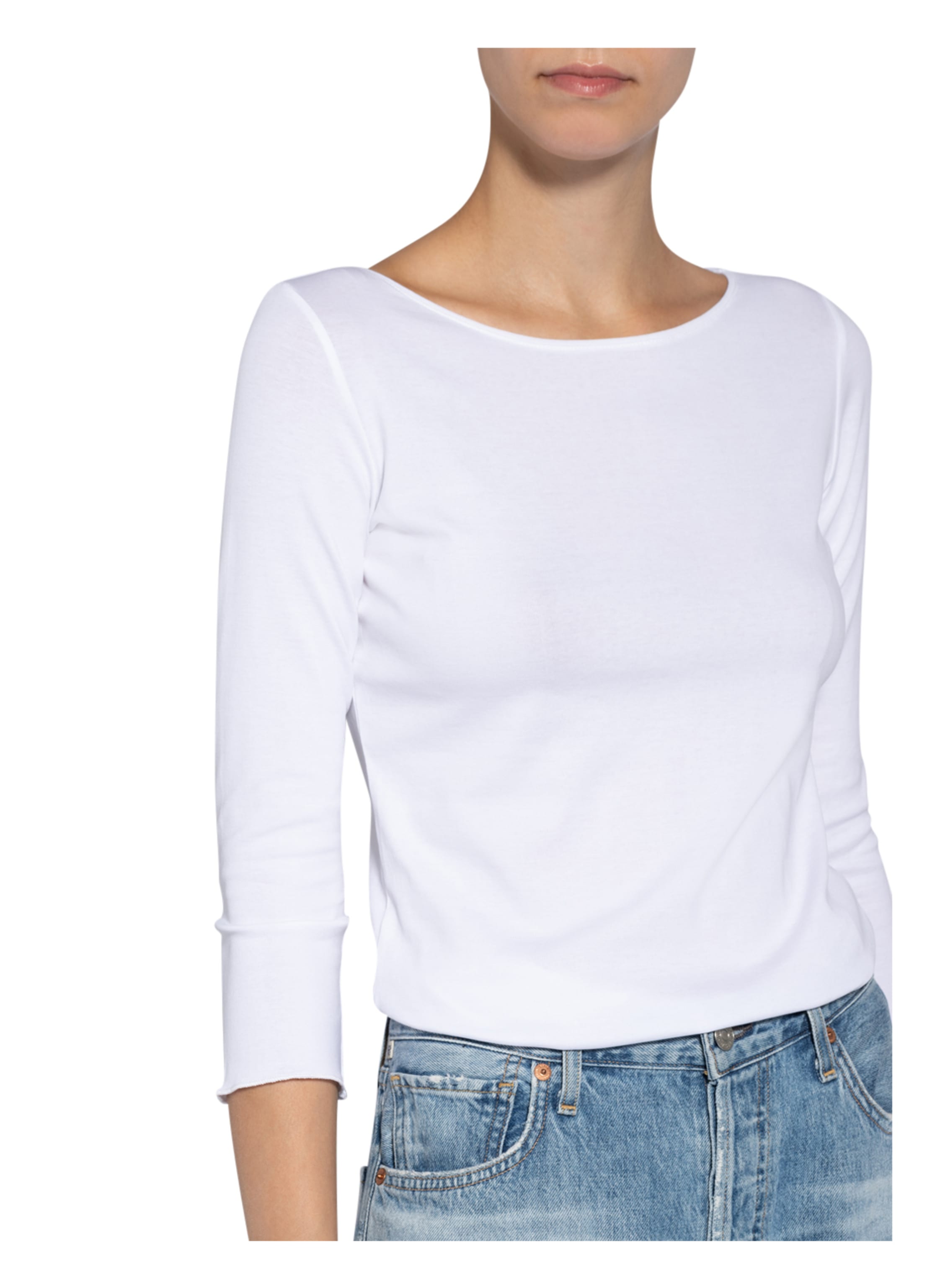 Thumbnail - Boviva Shirt Mit 3/4-Arm weiss